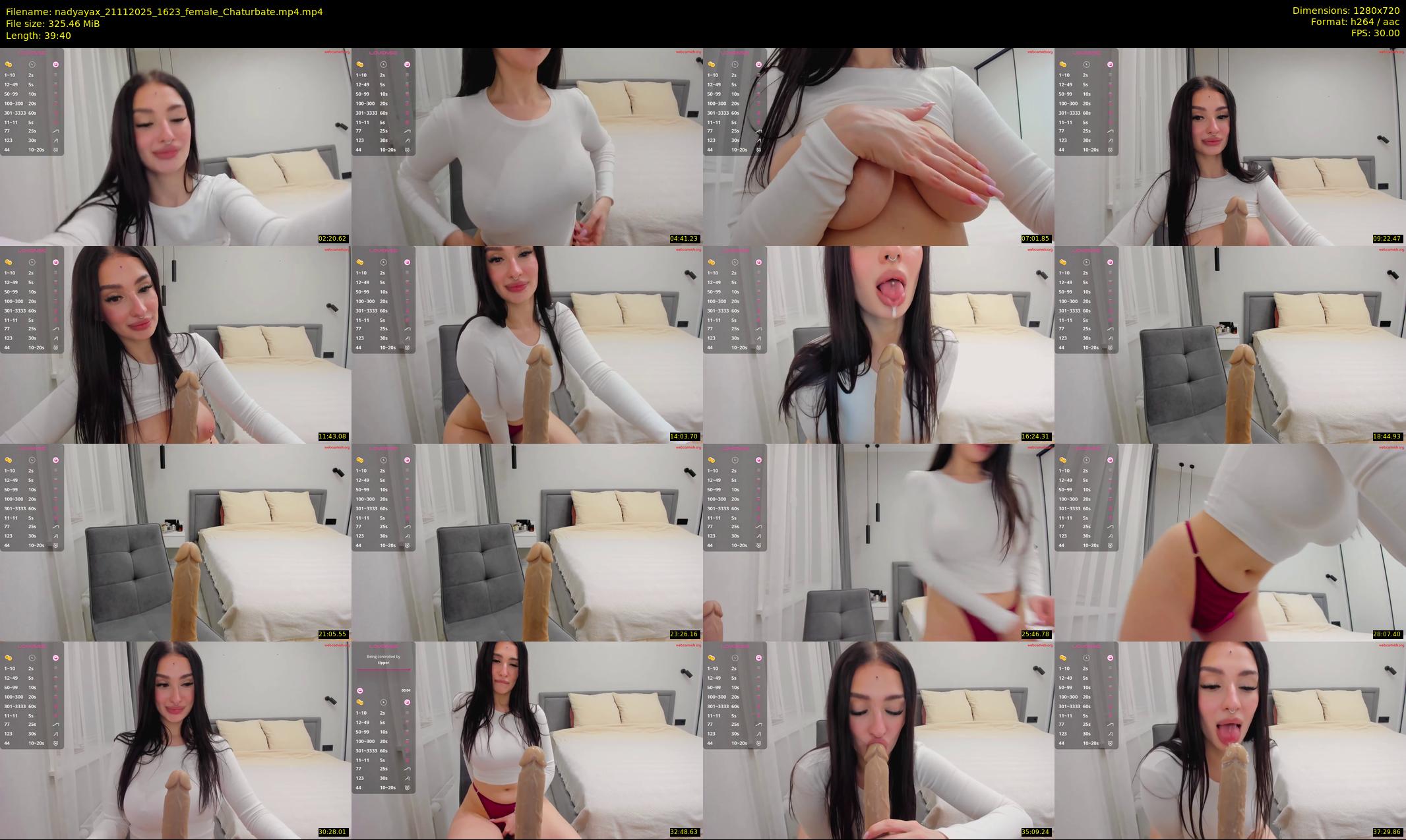 nadyayax — 40 minute Chaturbate female cam show recording, 720p, Nov 21, 2025