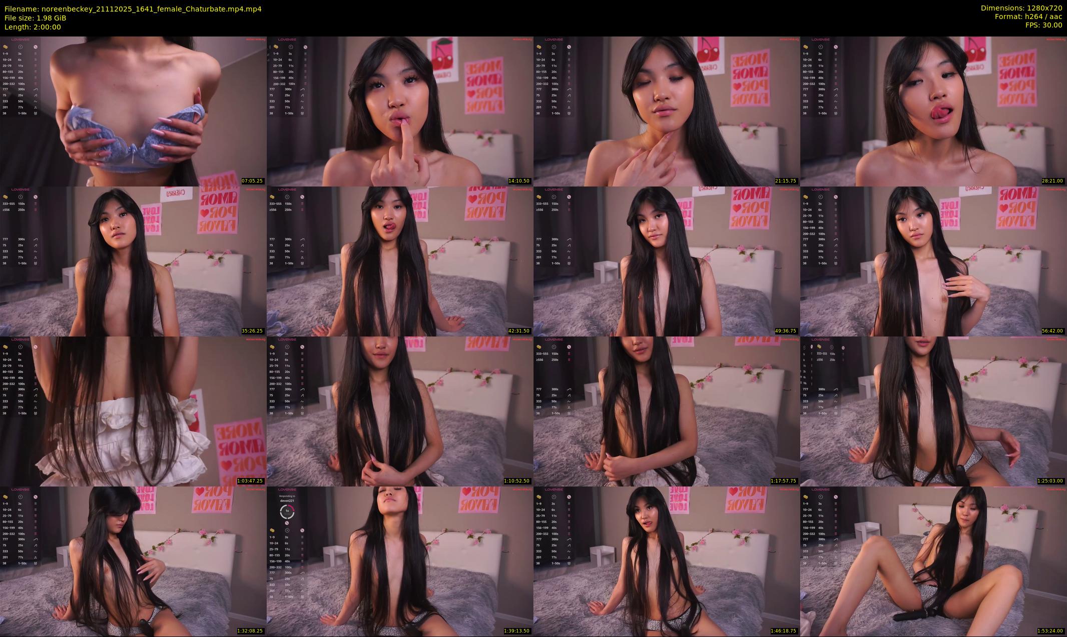 noreenbeckey — 120 minute Chaturbate female cam show recording, 720p, Nov 21, 2025