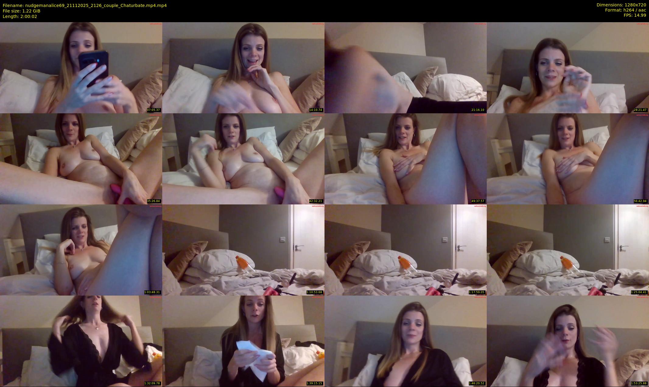 nudgemanalice69 — 121 minute Chaturbate couple cam show recording, 720p, Nov 21, 2025
