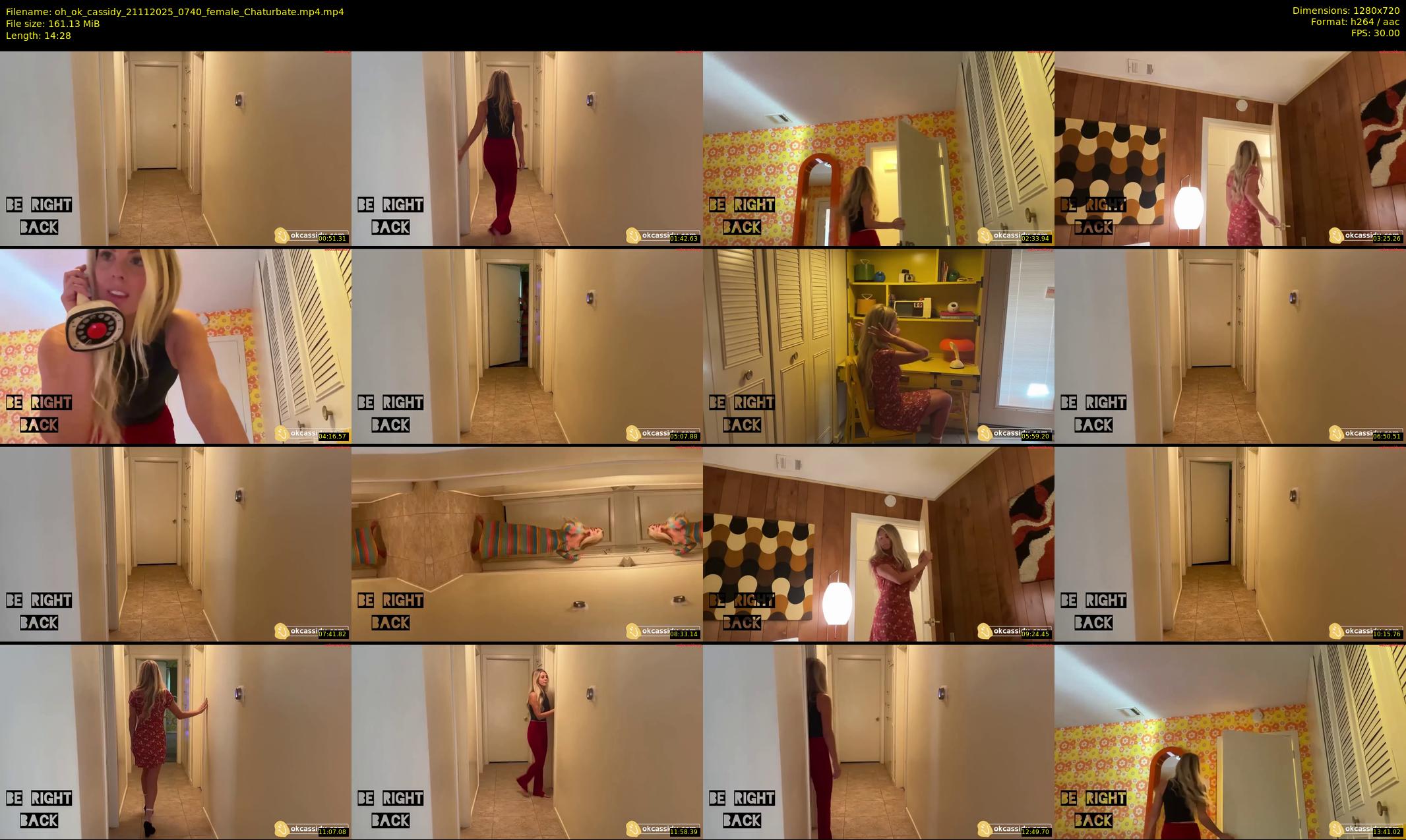 oh_ok_cassidy — 15 minute Chaturbate female cam show recording, 720p, Nov 21, 2025