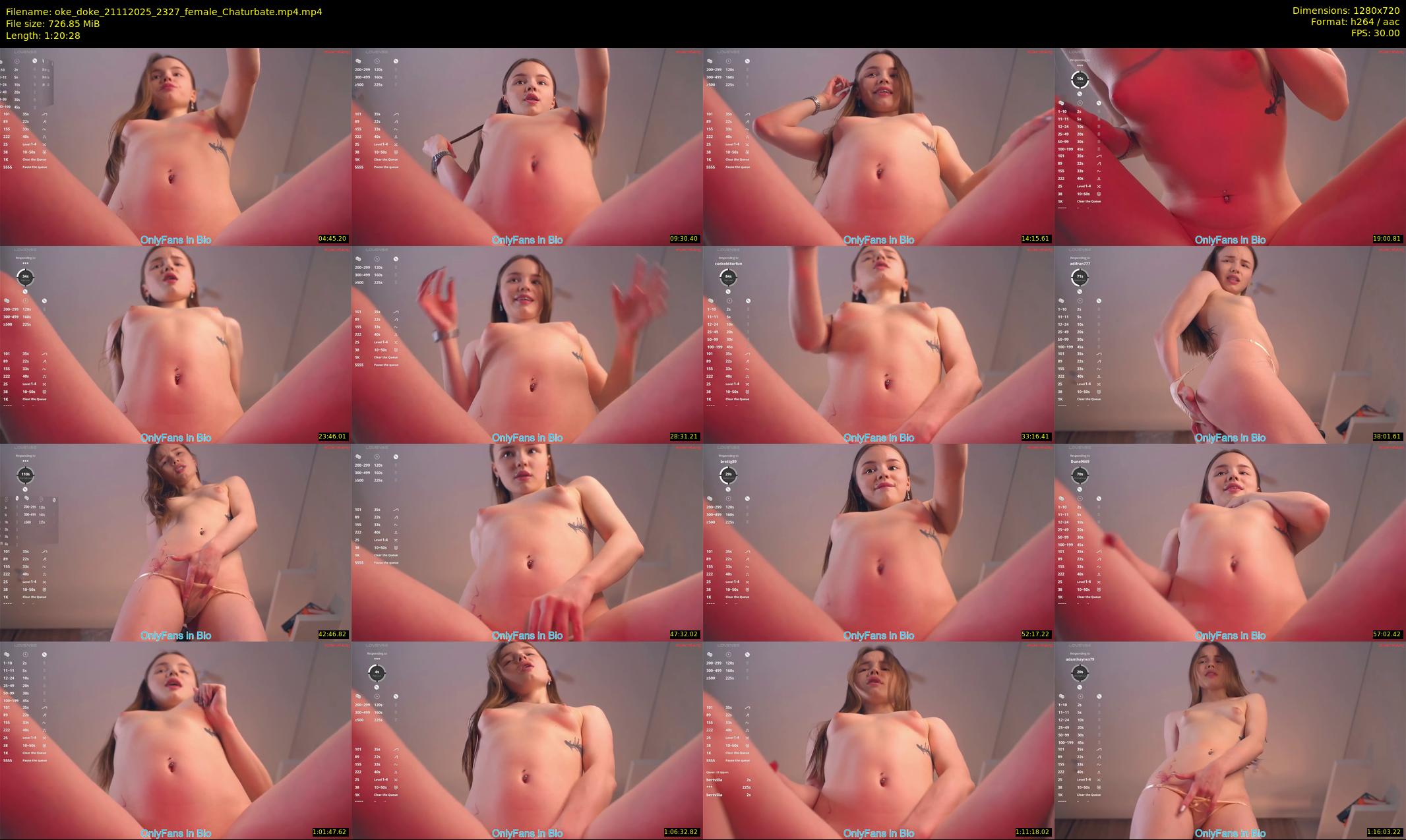 oke_doke — 81 minute Chaturbate female cam show recording, 720p, Nov 21, 2025