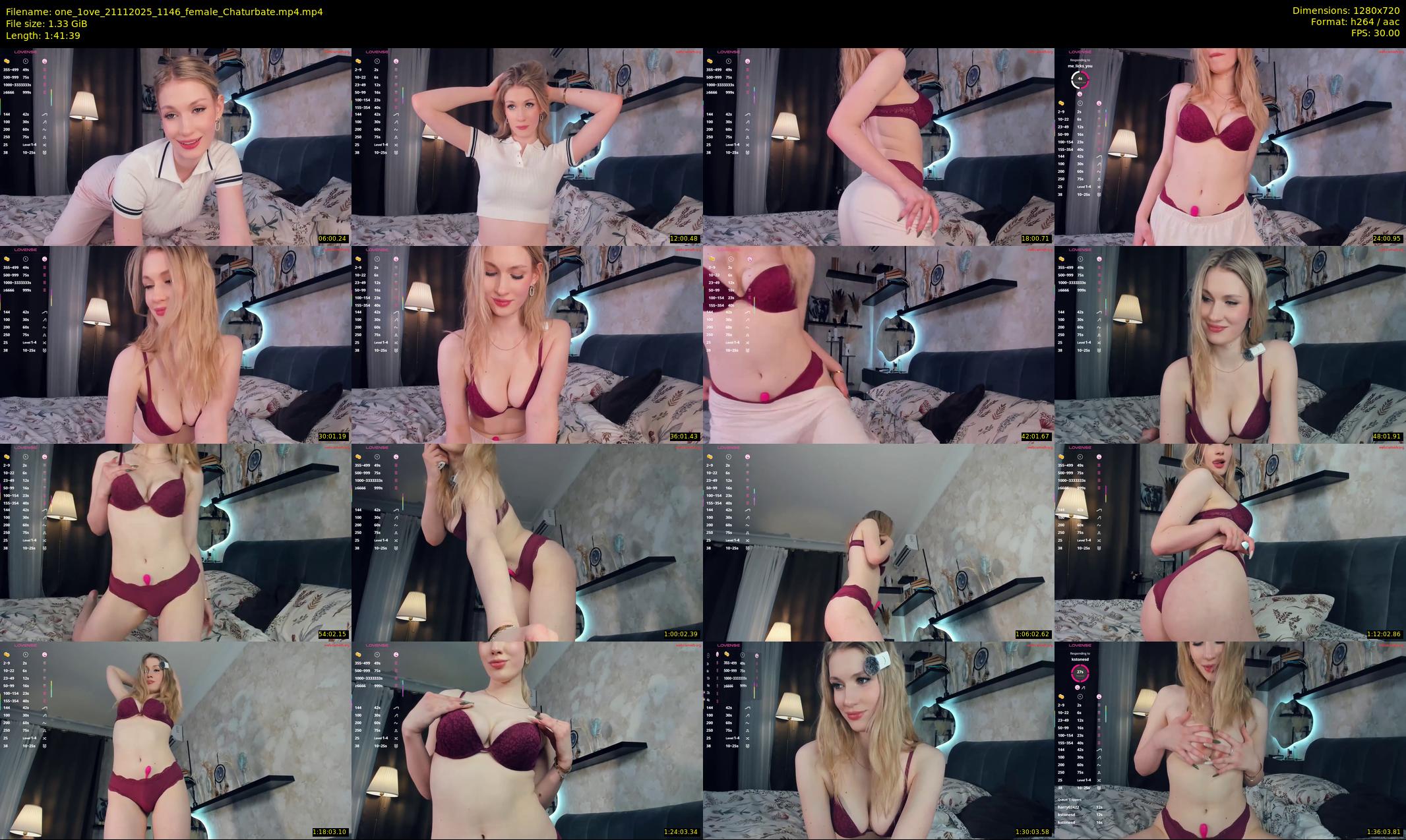one_1ove — 102 minute Chaturbate female cam show recording, 720p, Nov 21, 2025