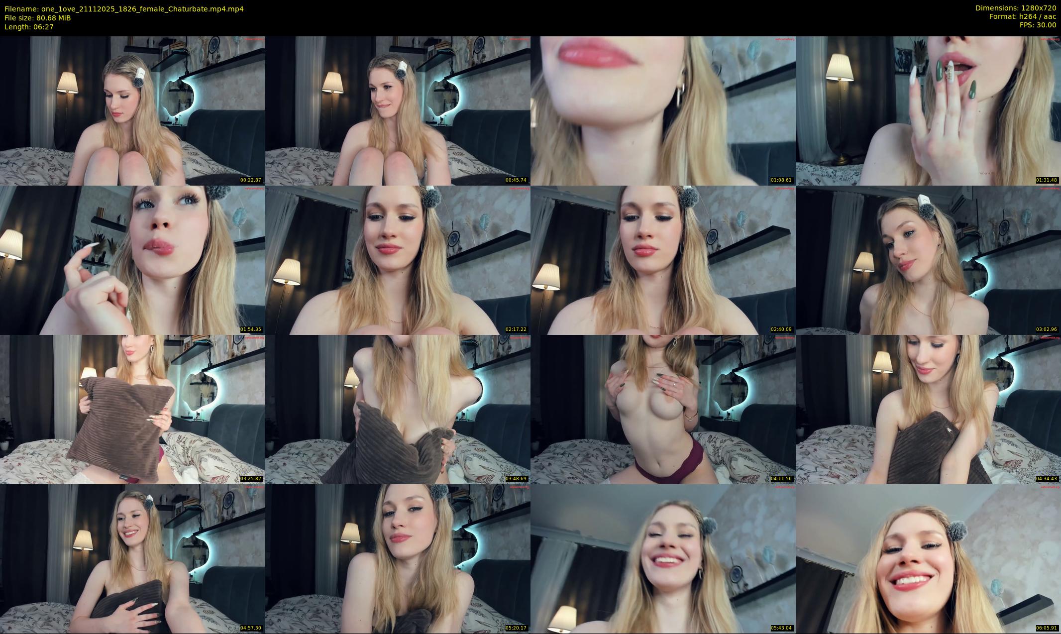 one_1ove — 7 minute Chaturbate female cam show recording, 720p, Nov 21, 2025