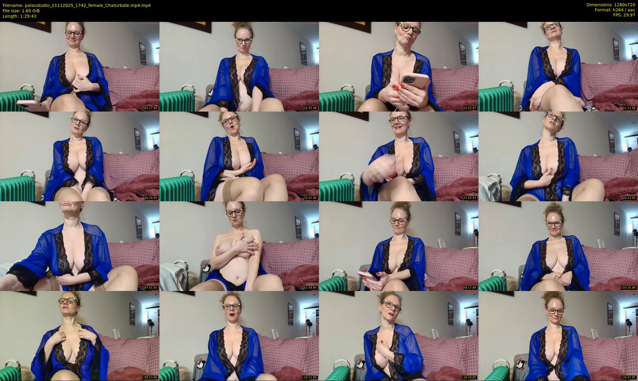 palaustudio — 90 minute Chaturbate female cam show recording, 720p, Nov 21, 2025