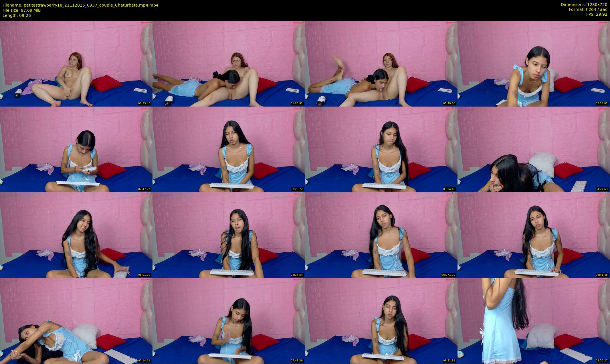petitestrawberry18 — 10 minute Chaturbate couple cam show recording, 720p, Nov 21, 2025