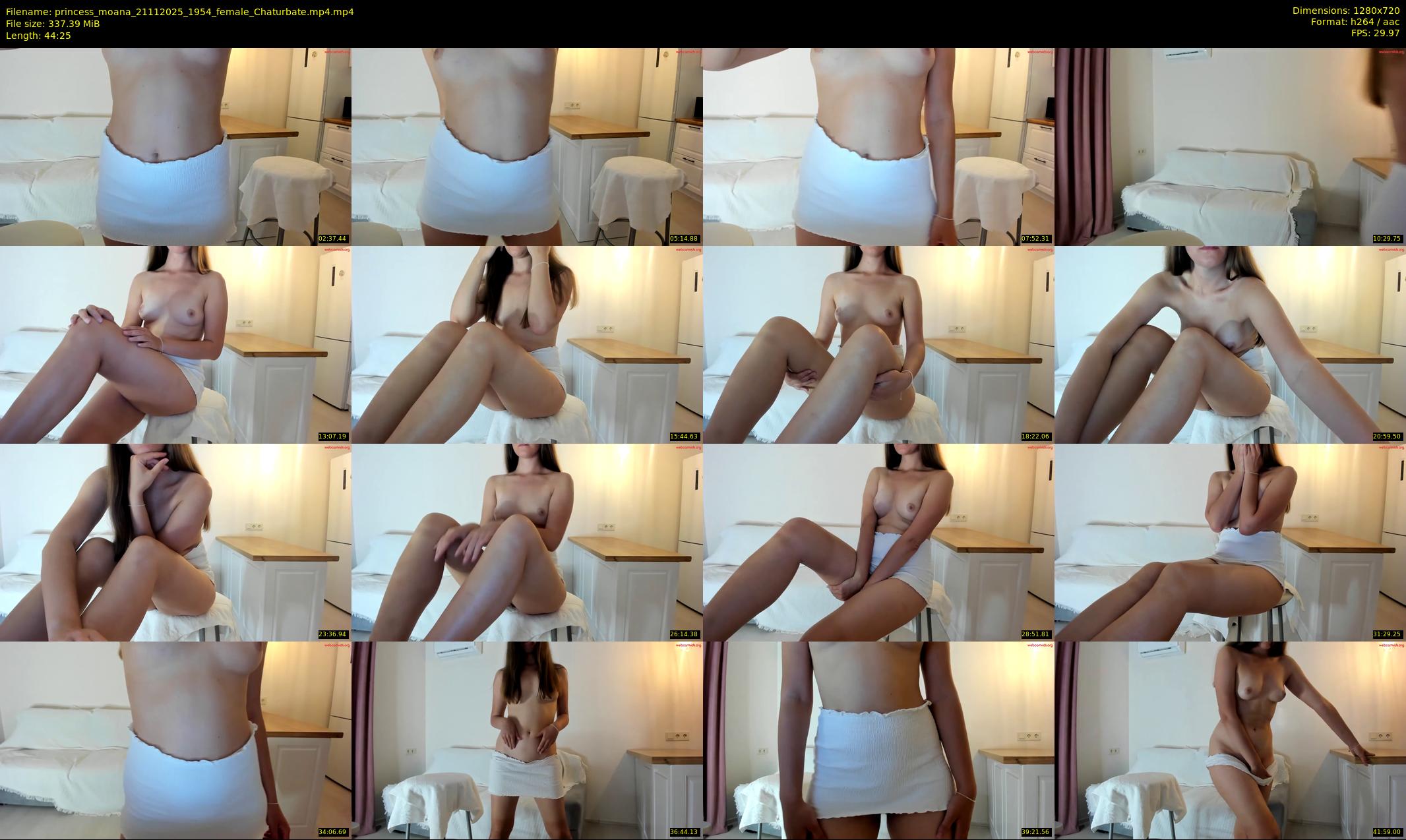 princess_moana — 45 minute Chaturbate female cam show recording, 720p, Nov 21, 2025