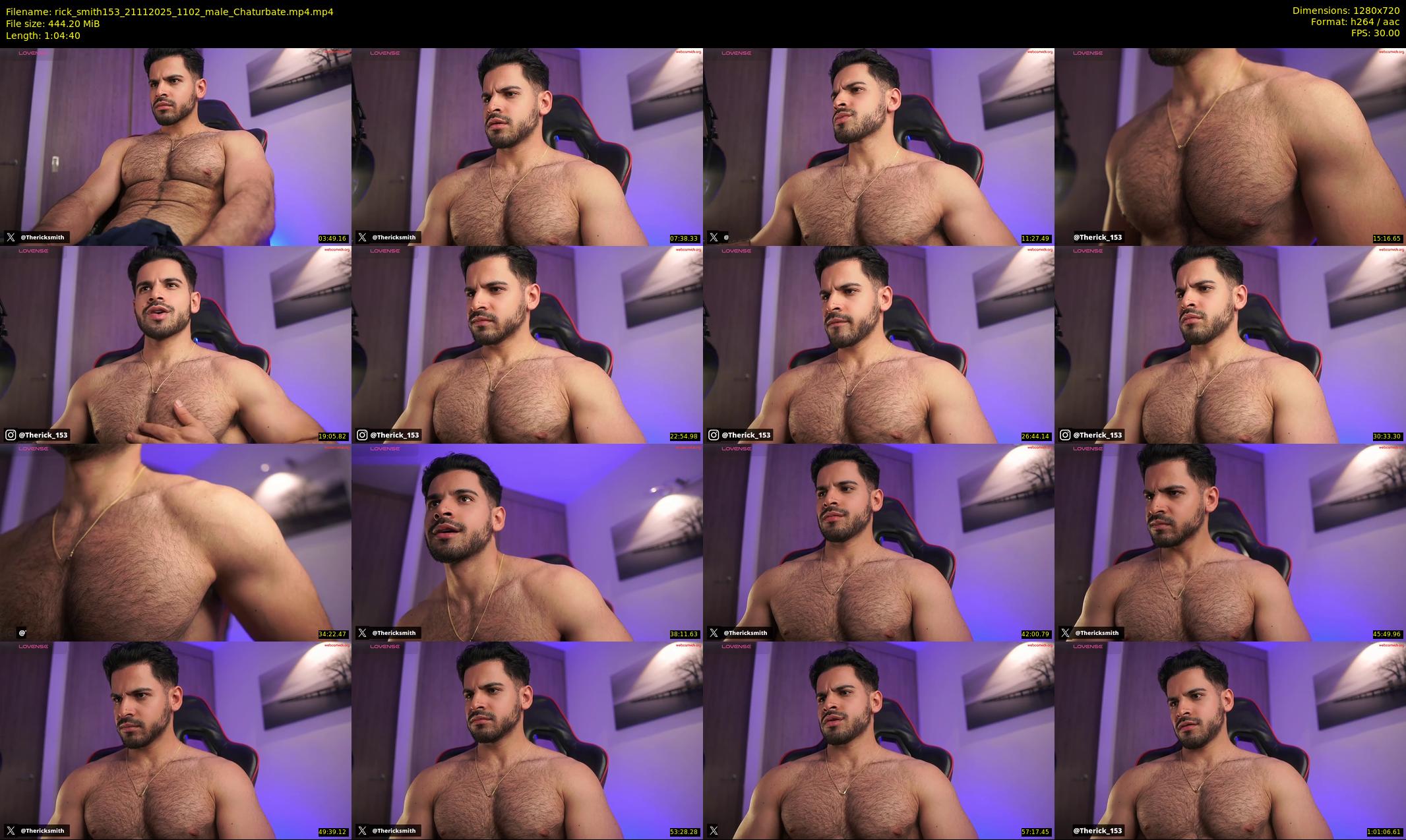 rick_smith153 — 65 minute Chaturbate male cam show recording, 720p, Nov 21, 2025