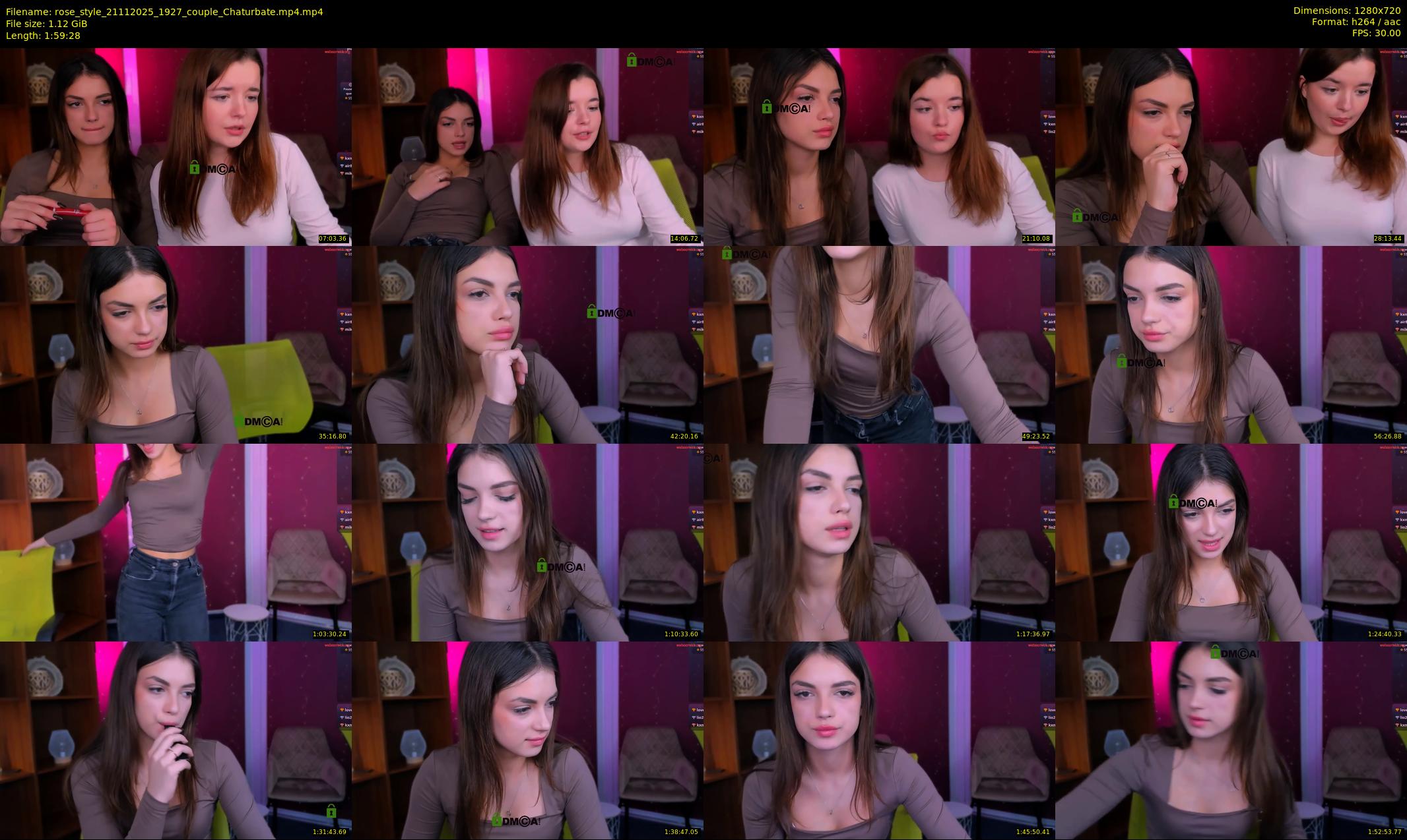 rose_style — 120 minute Chaturbate couple cam show recording, 720p, Nov 21, 2025