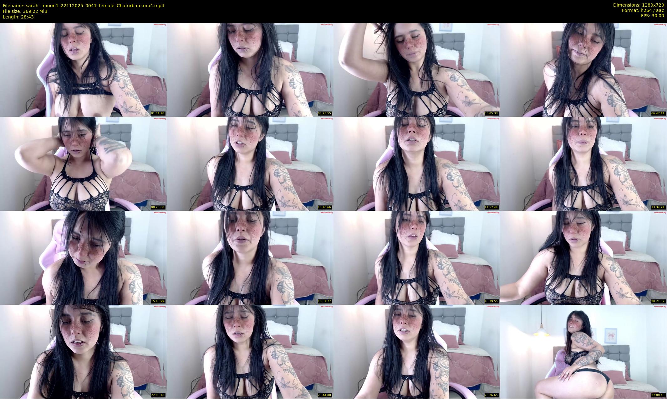 sarah__moon1 — 29 minute Chaturbate female cam show recording, 720p, Nov 22, 2025