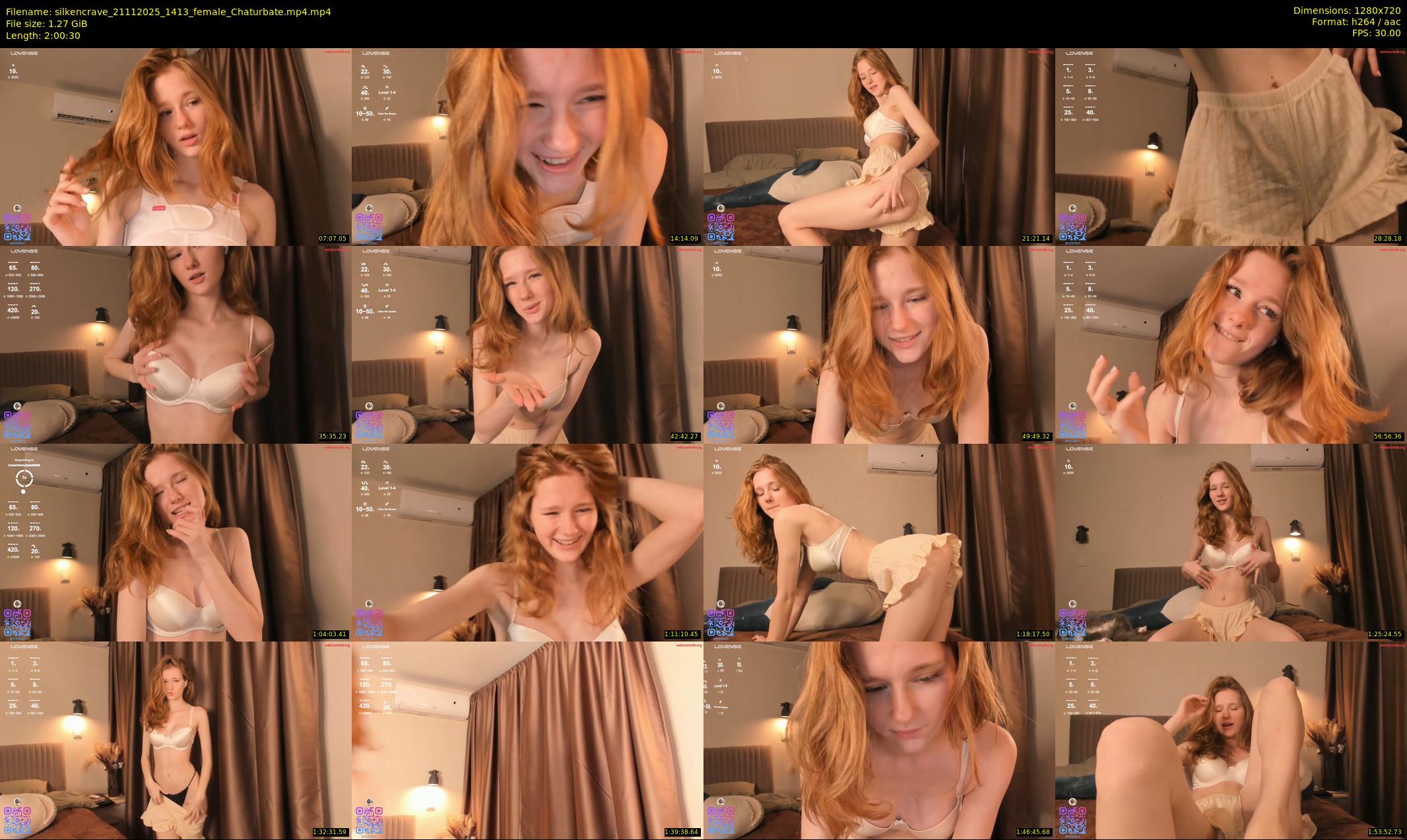 silkencrave — 121 minute Chaturbate female cam show recording, 720p, Nov 21, 2025