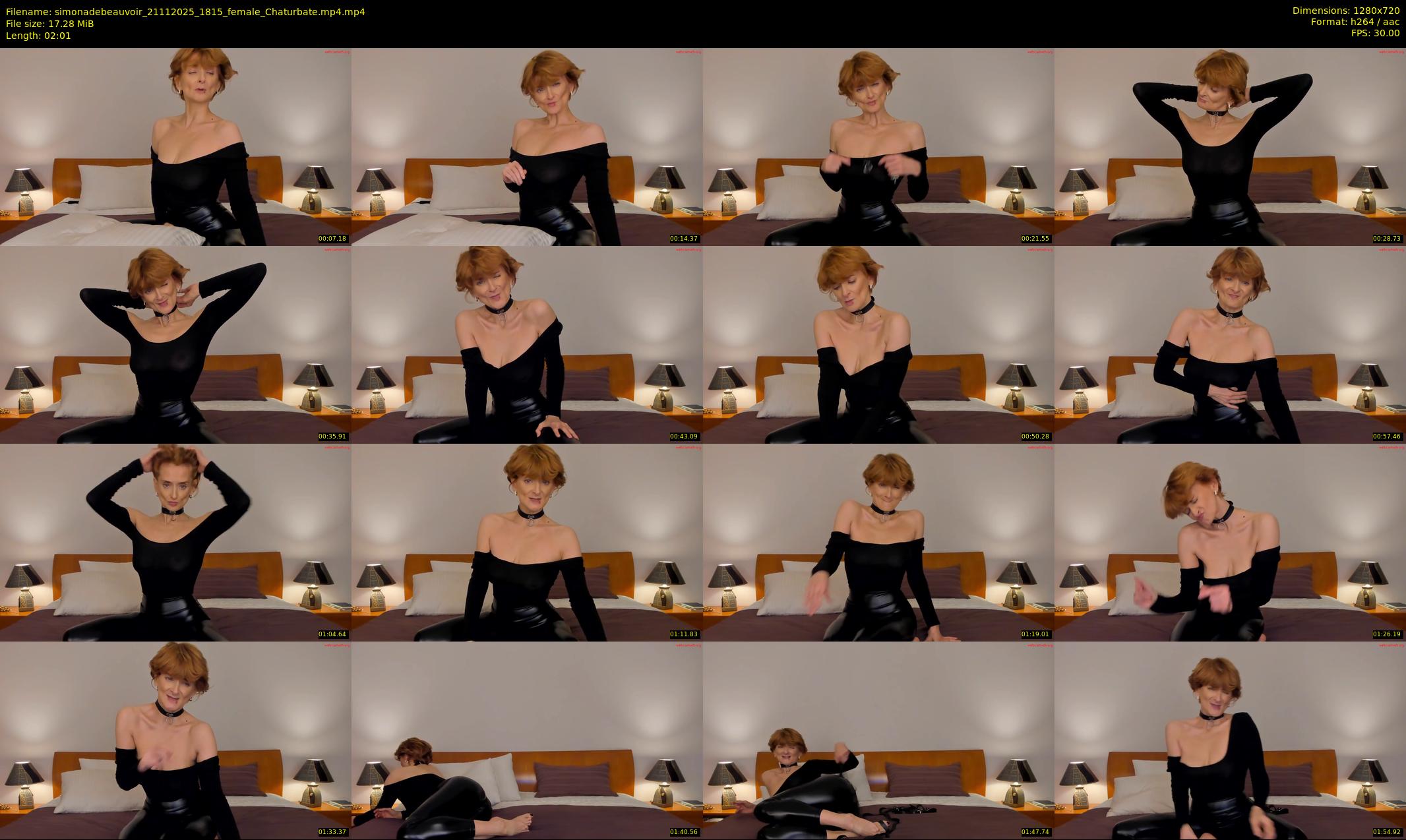 simonadebeauvoir — 3 minute Chaturbate female cam show recording, 720p, Nov 21, 2025