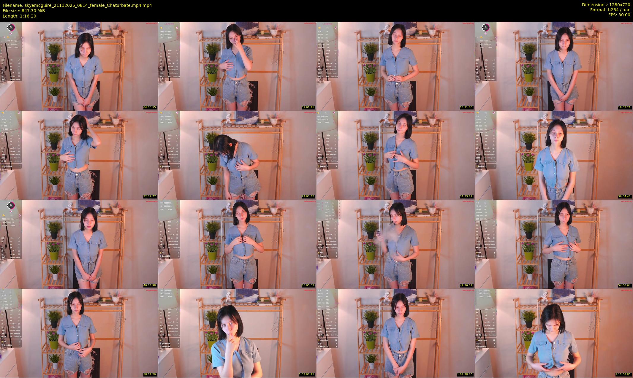skyemcguire — 77 minute Chaturbate female cam show recording, 720p, Nov 21, 2025