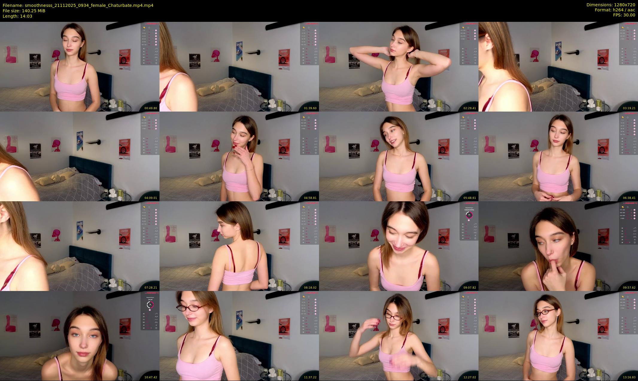 smoothnesss — 15 minute Chaturbate female cam show recording, 720p, Nov 21, 2025