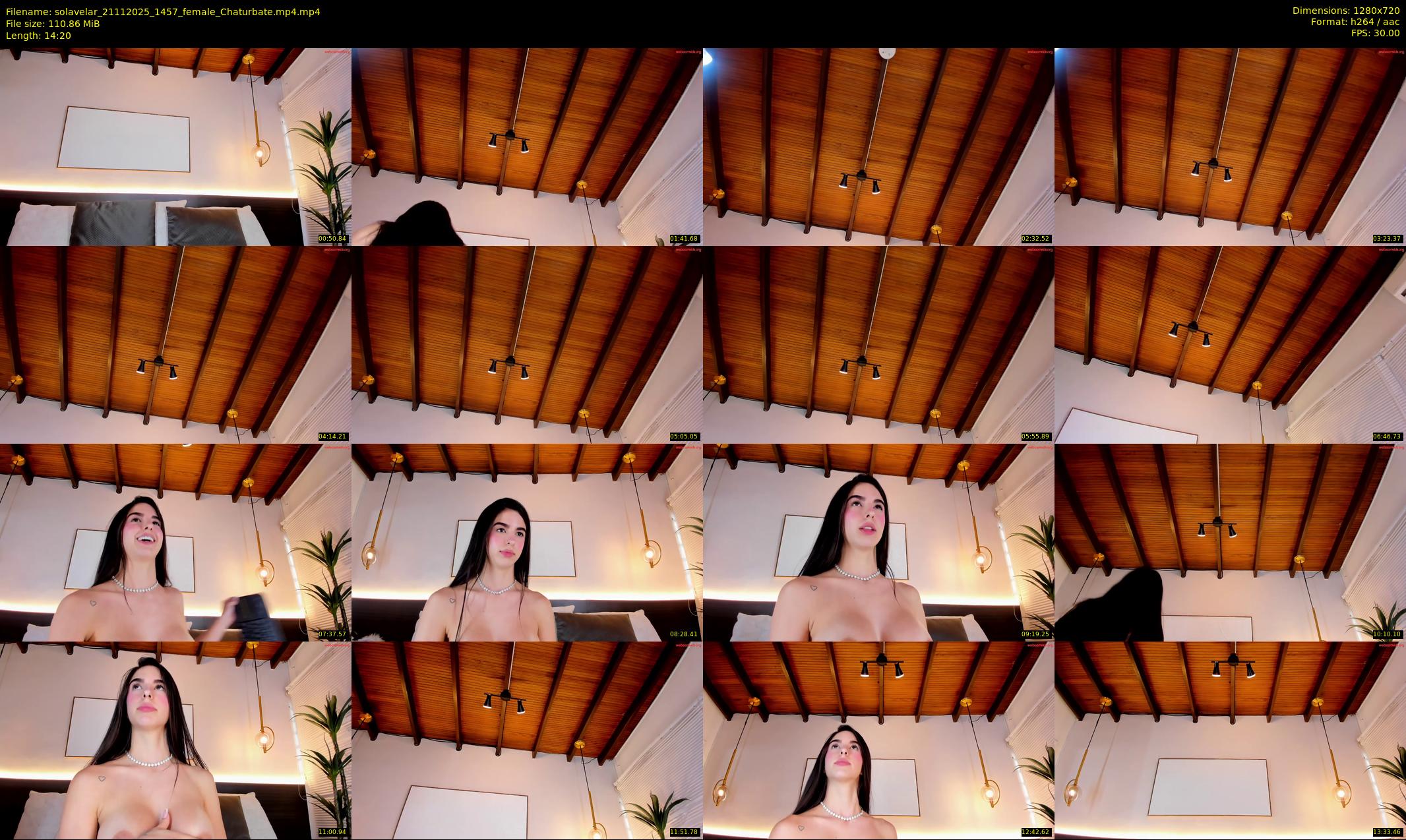 solavelar — 15 minute Chaturbate female cam show recording, 720p, Nov 21, 2025
