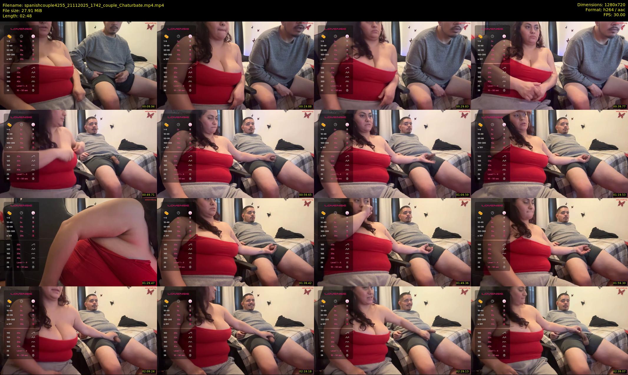 spanishcouple4255 — 3 minute Chaturbate couple cam show recording, 720p, Nov 21, 2025