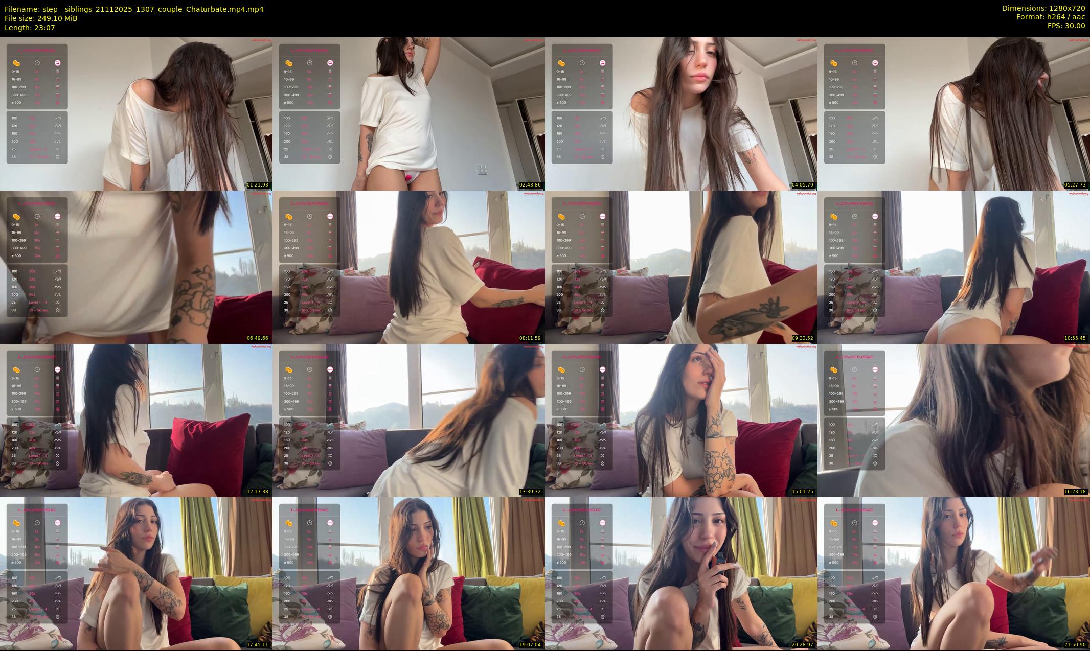 step__siblings — 24 minute Chaturbate couple cam show recording, 720p, Nov 21, 2025