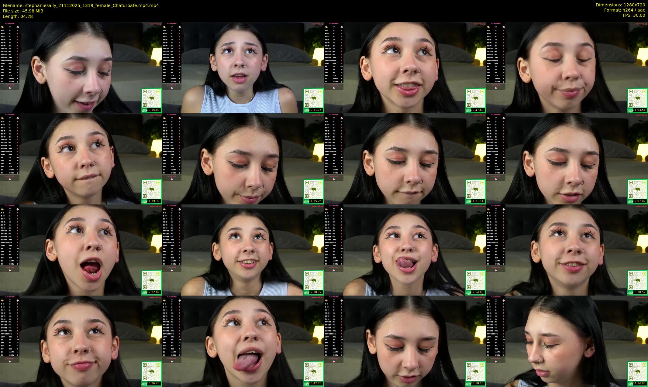 stephaniesally — 5 minute Chaturbate female cam show recording, 720p, Nov 21, 2025