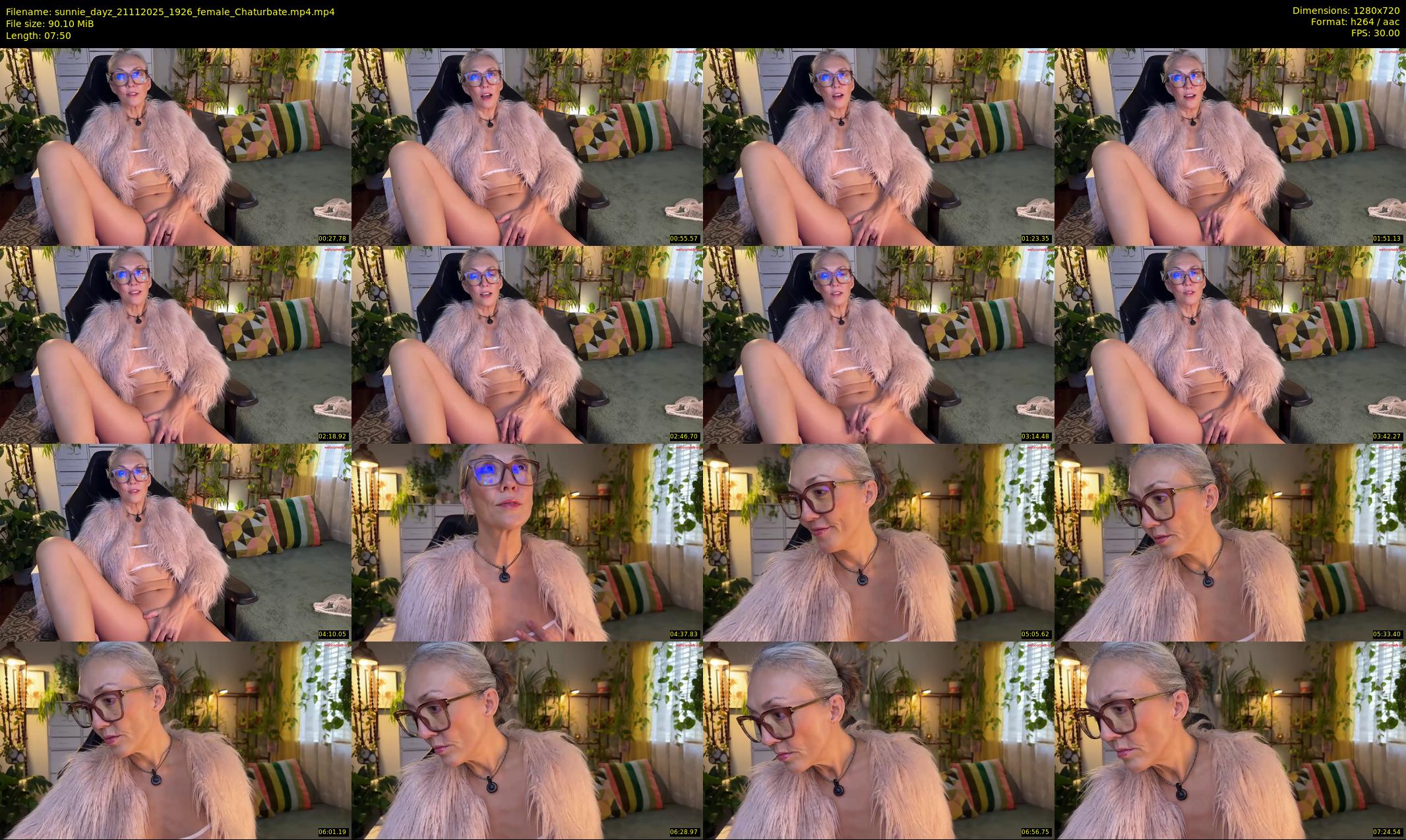 sunnie_dayz — 8 minute Chaturbate female cam show recording, 720p, Nov 21, 2025