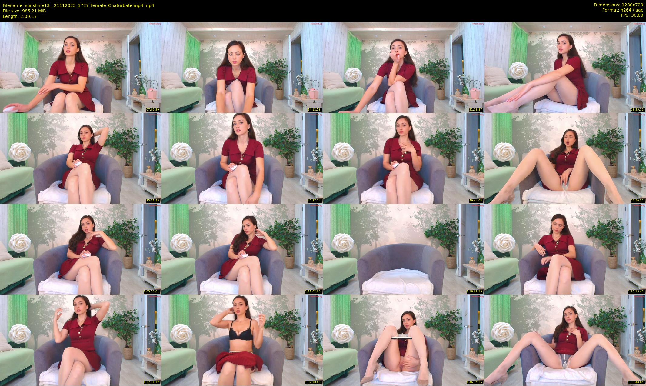 sunshine13_ — 121 minute Chaturbate female cam show recording, 720p, Nov 21, 2025