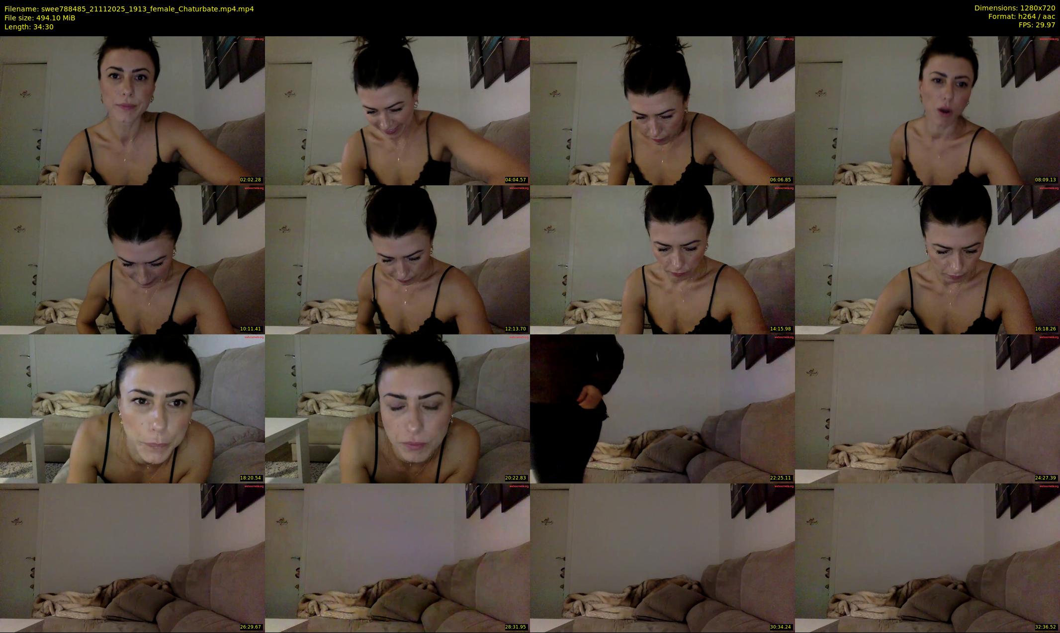swee788485 — 35 minute Chaturbate female cam show recording, 720p, Nov 21, 2025