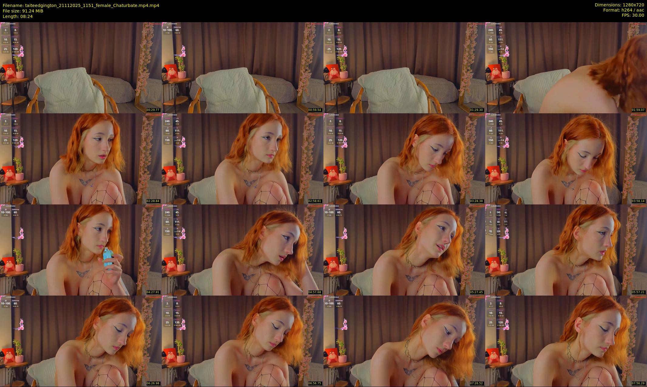 taiteedgington — 9 minute Chaturbate female cam show recording, 720p, Nov 21, 2025