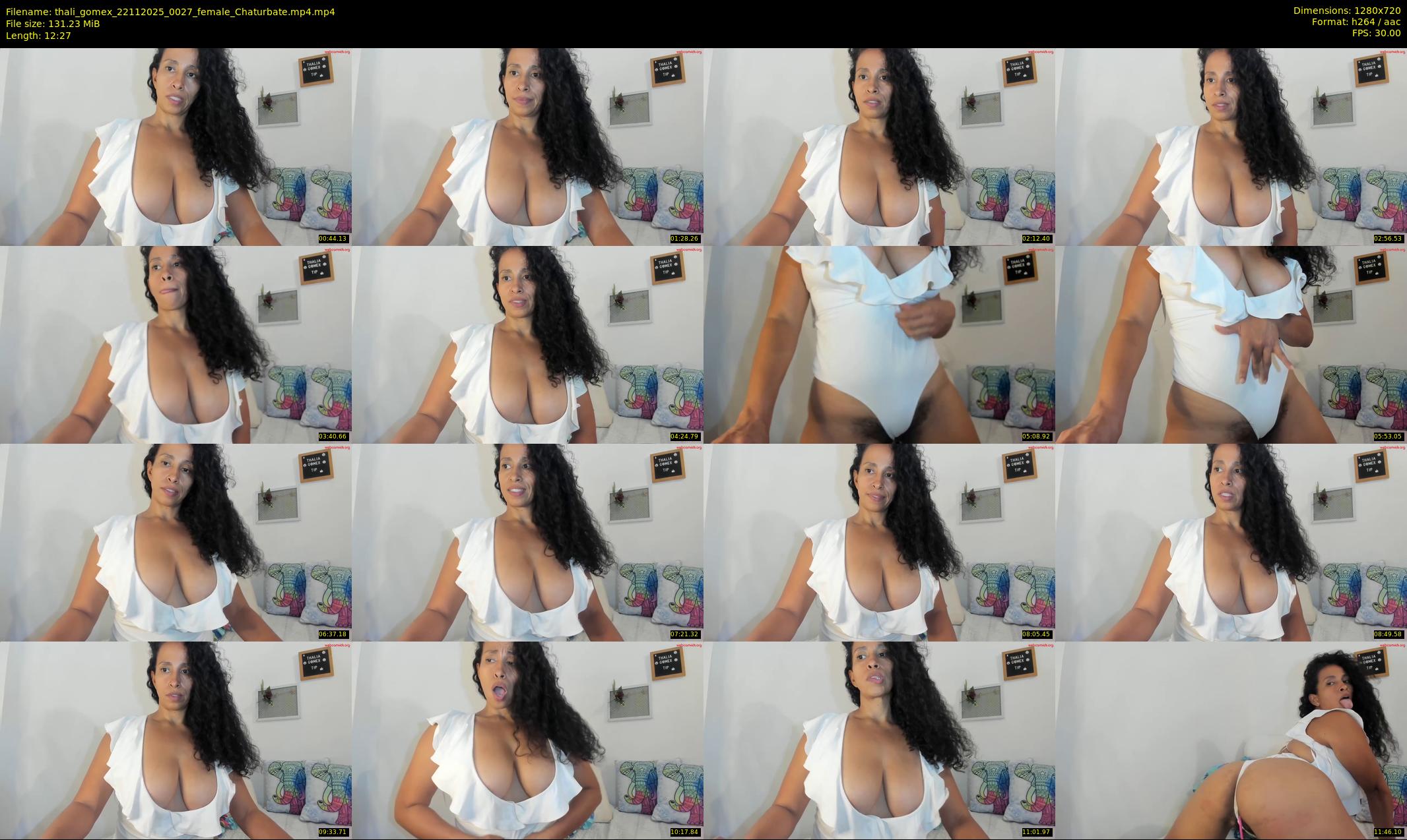 thali_gomex — 13 minute Chaturbate female cam show recording, 720p, Nov 22, 2025