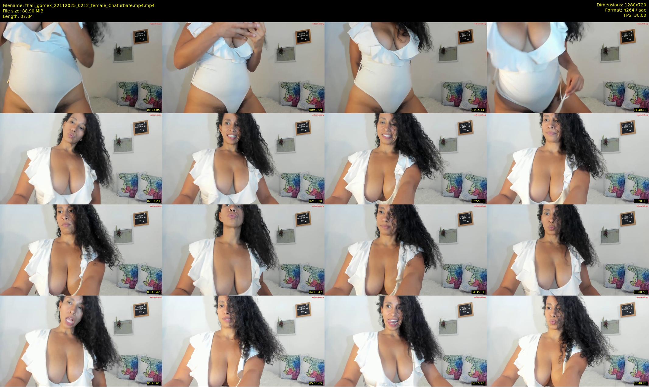 thali_gomex — 8 minute Chaturbate female cam show recording, 720p, Nov 22, 2025