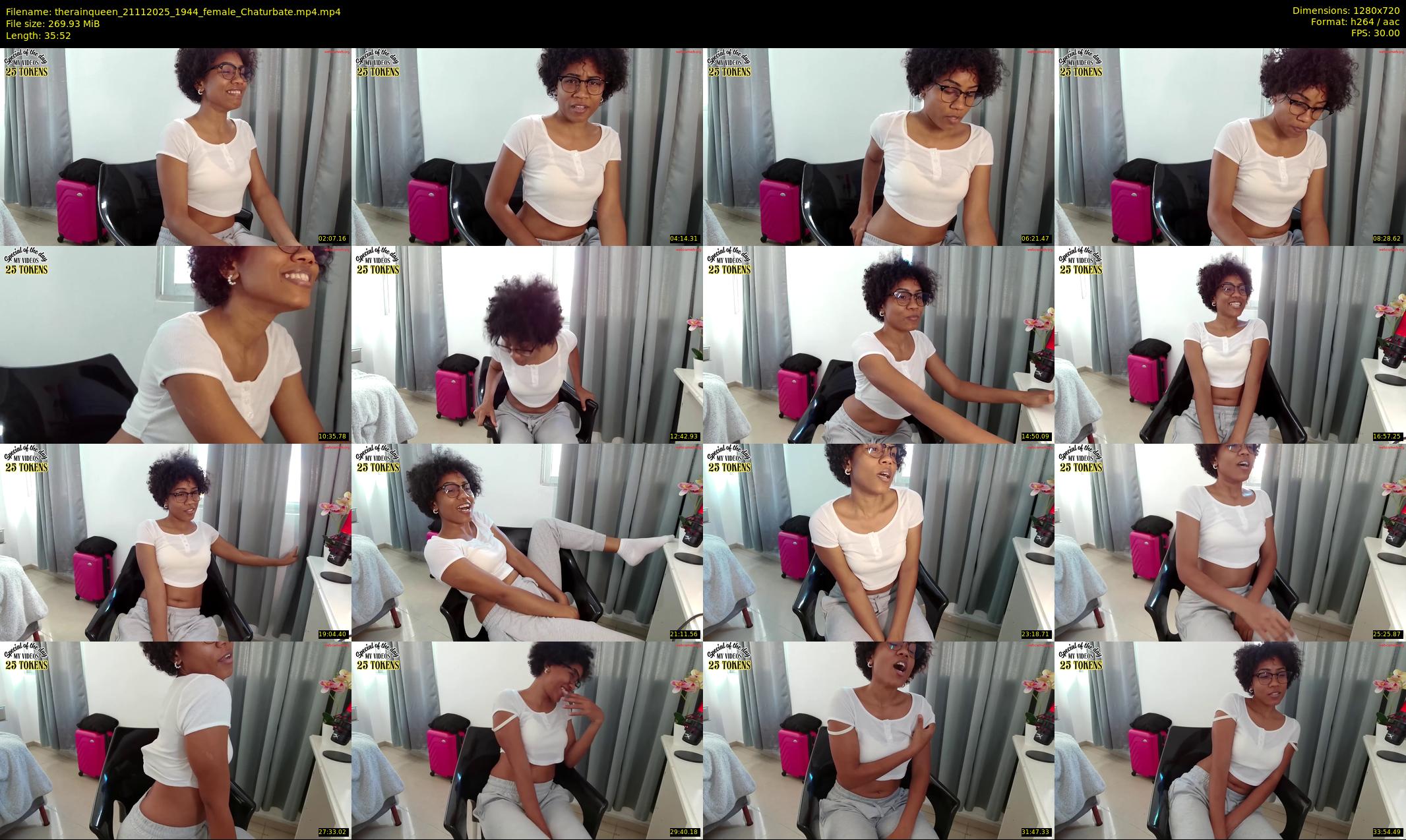 therainqueen — 36 minute Chaturbate female cam show recording, 720p, Nov 21, 2025