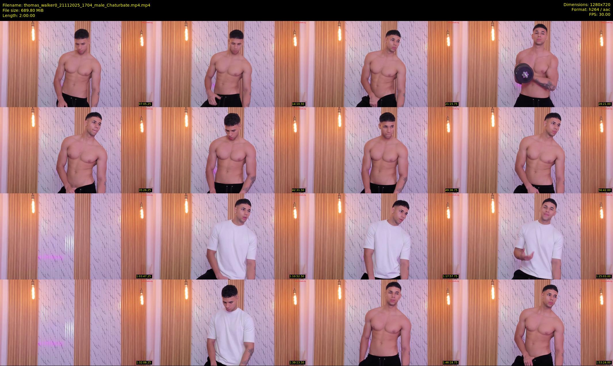 thomas_walker0 — 120 minute Chaturbate male cam show recording, 720p, Nov 21, 2025