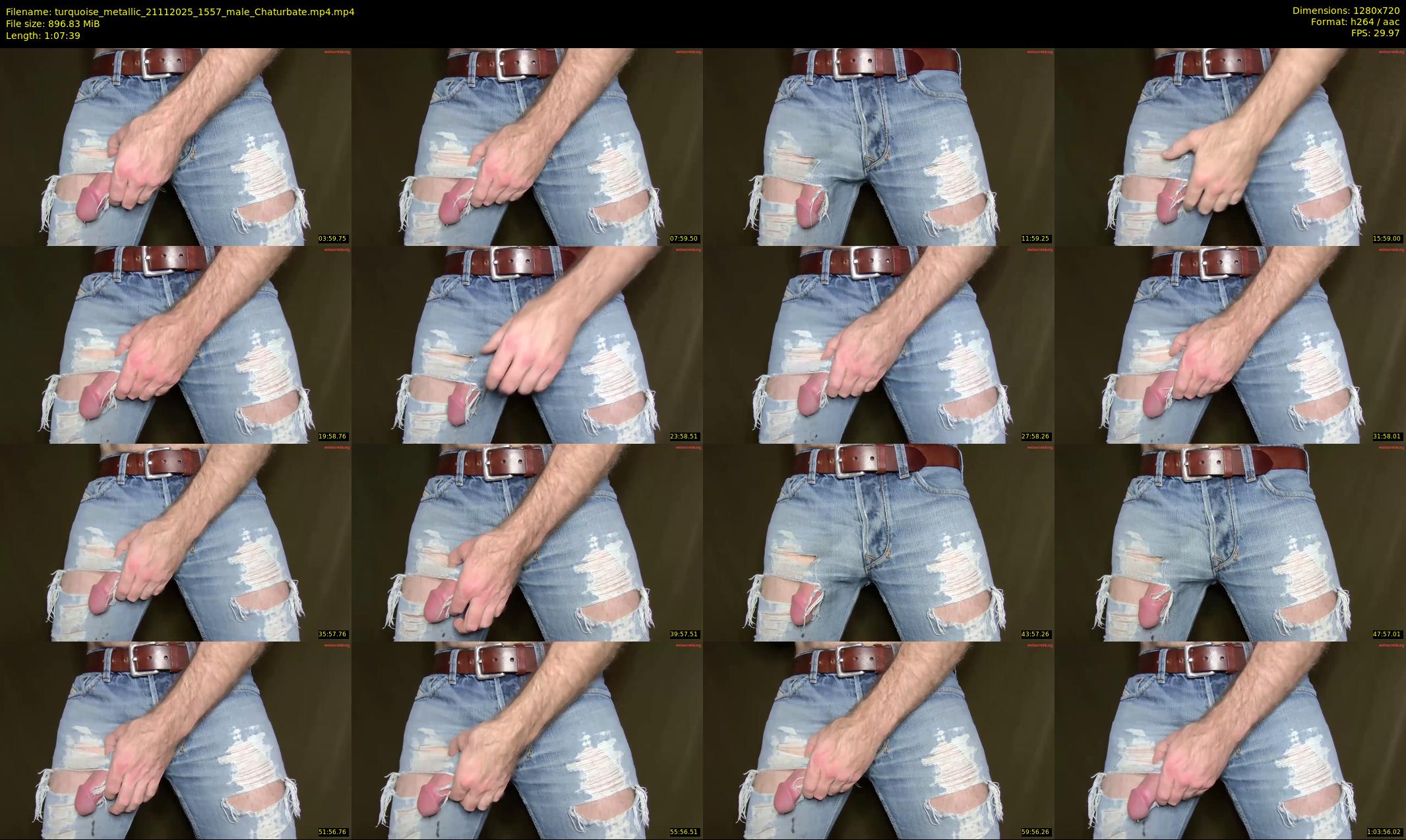 turquoise_metallic — 68 minute Chaturbate male cam show recording, 720p, Nov 21, 2025