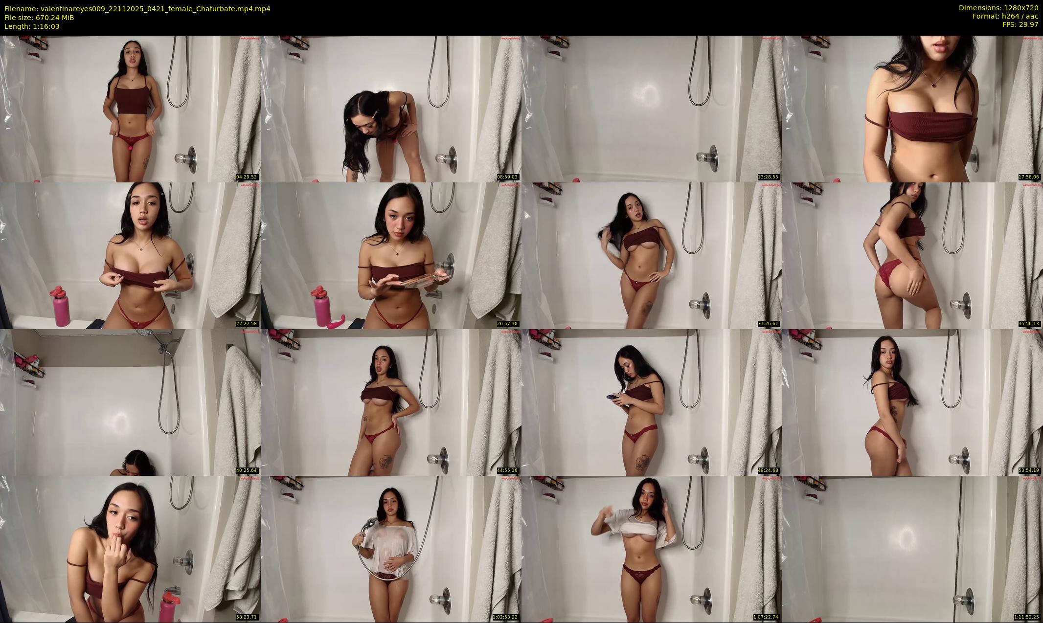 valentinareyes009 — 77 minute Chaturbate female cam show recording, 720p, Nov 22, 2025