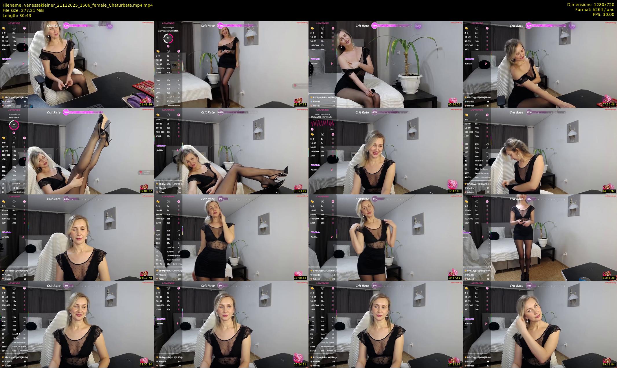 vanessakleiner — 31 minute Chaturbate female cam show recording, 720p, Nov 21, 2025