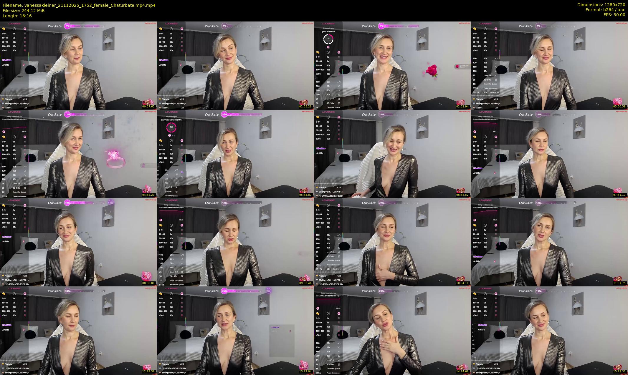 vanessakleiner — 17 minute Chaturbate female cam show recording, 720p, Nov 21, 2025