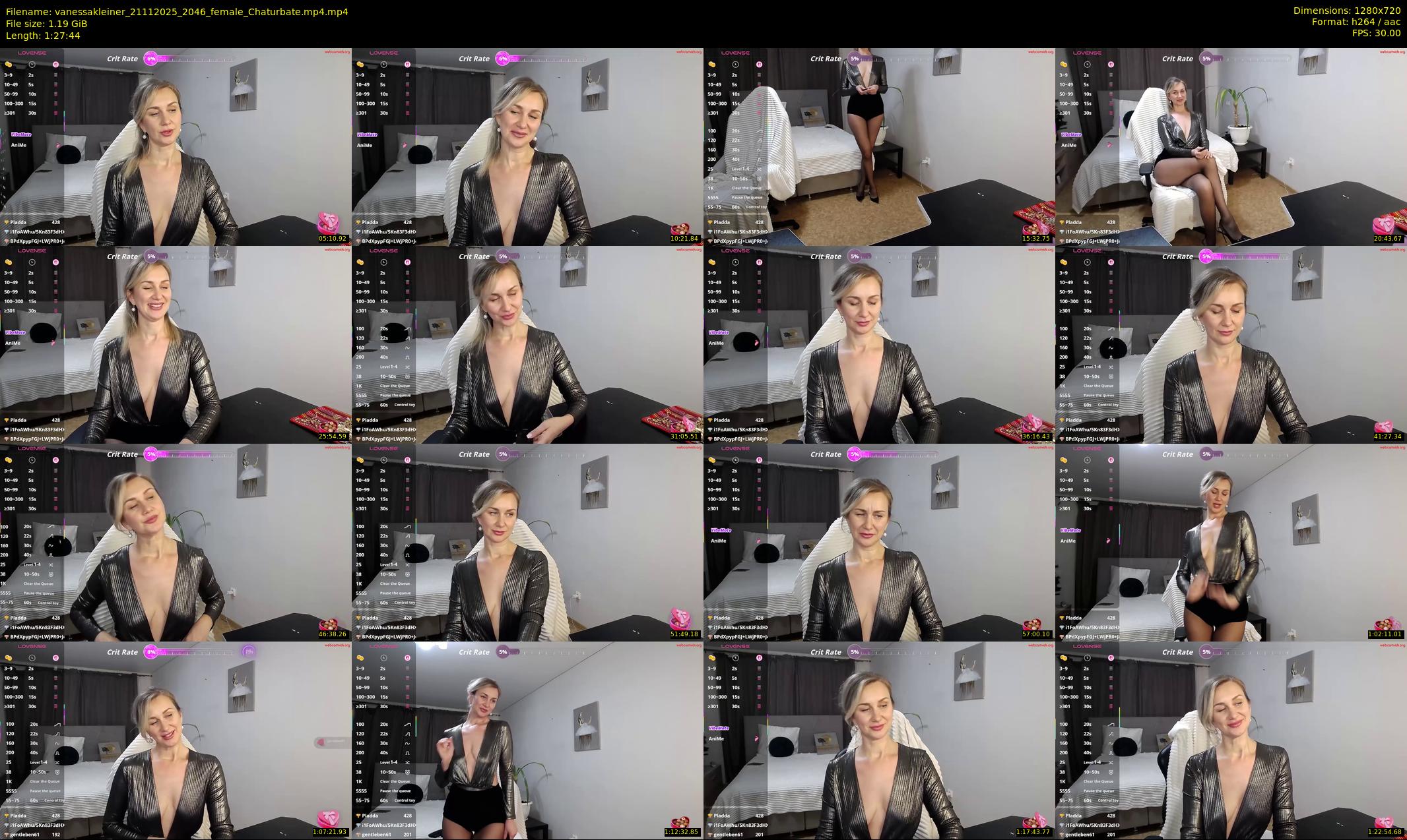 vanessakleiner — 88 minute Chaturbate female cam show recording, 720p, Nov 21, 2025