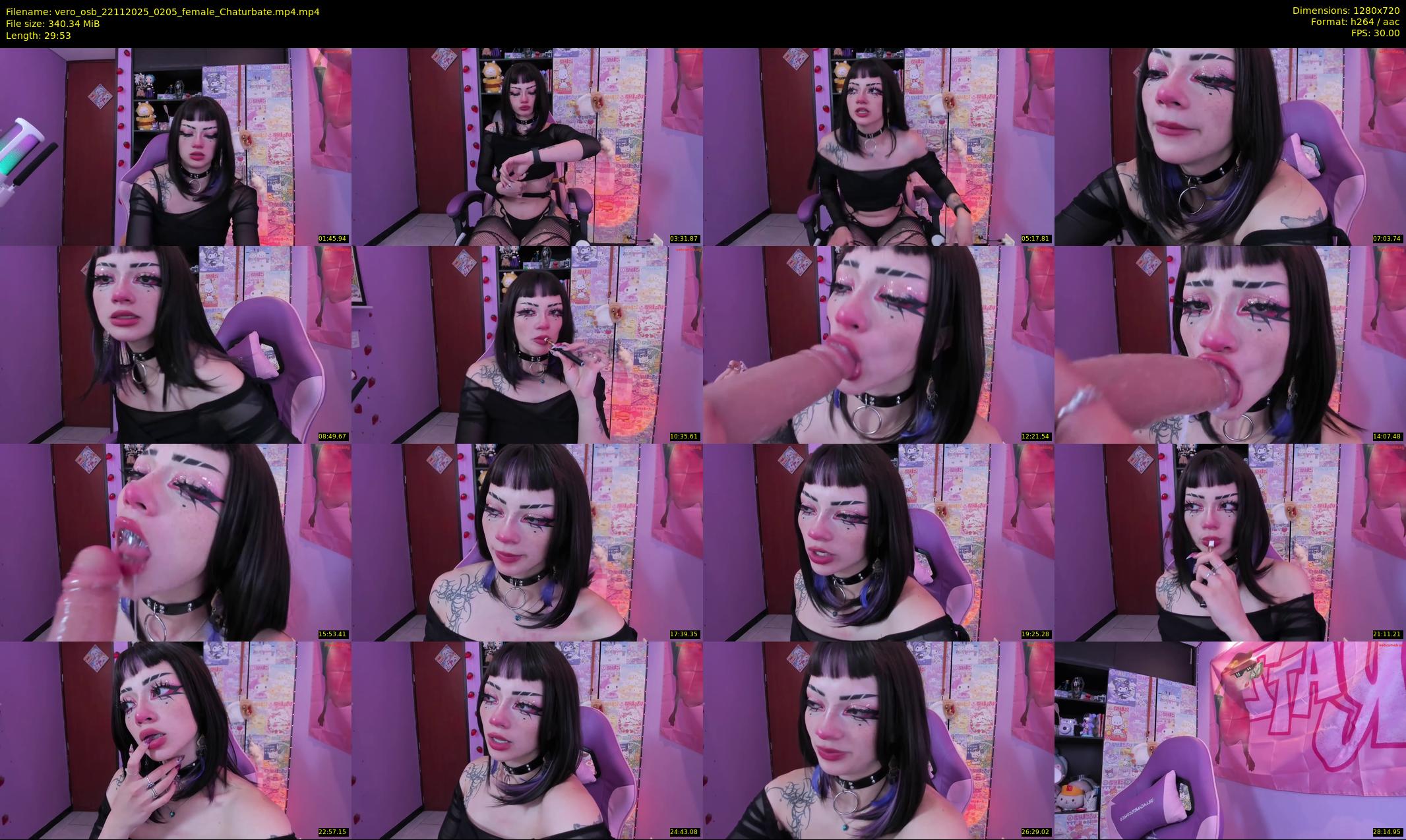 vero_osb — 30 minute Chaturbate female cam show recording, 720p, Nov 22, 2025