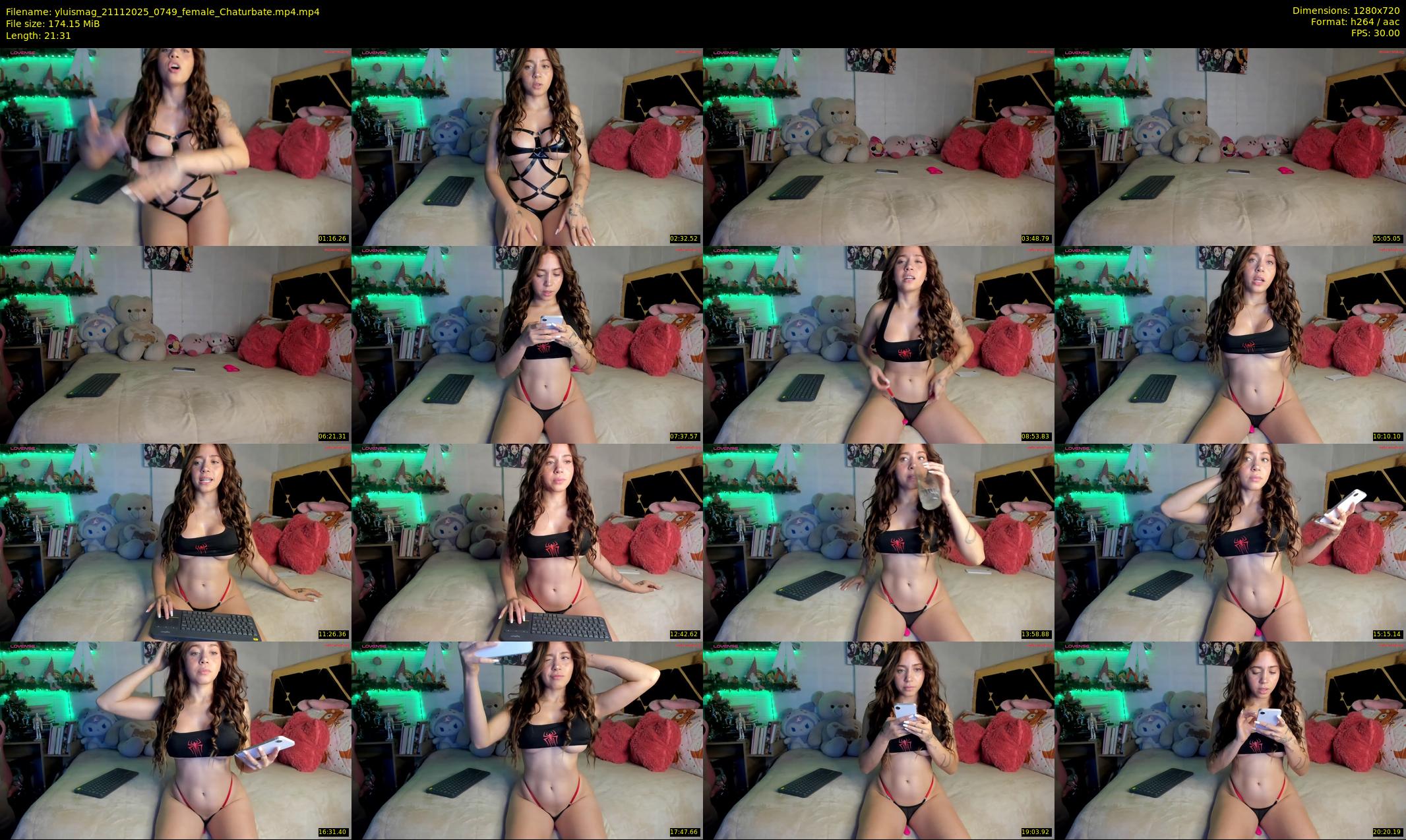 yluismag — 22 minute Chaturbate female cam show recording, 720p, Nov 21, 2025