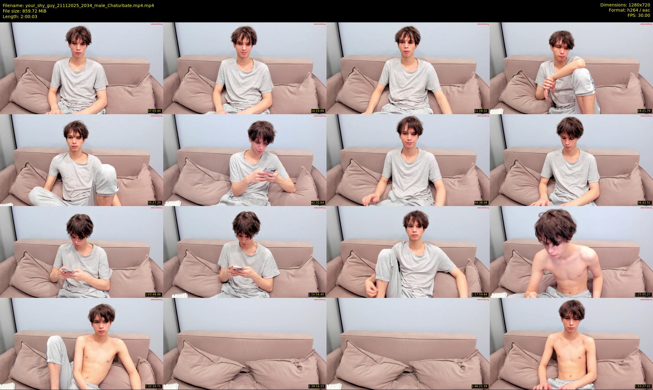 your_shy_guy — 121 minute Chaturbate male cam show recording, 720p, Nov 21, 2025
