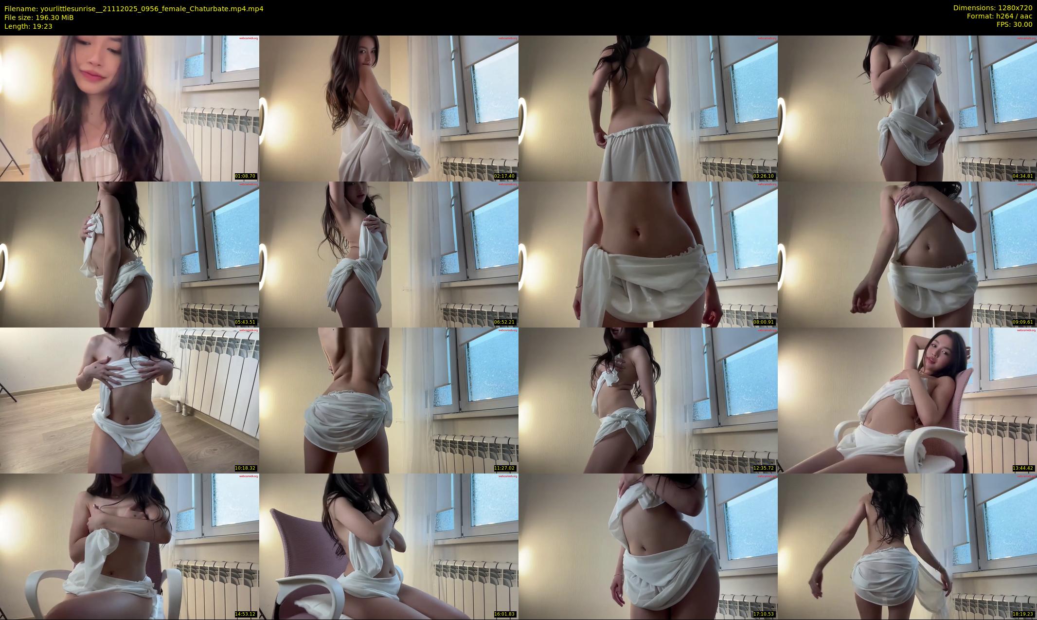 yourlittlesunrise_ — 20 minute Chaturbate female cam show recording, 720p, Nov 21, 2025