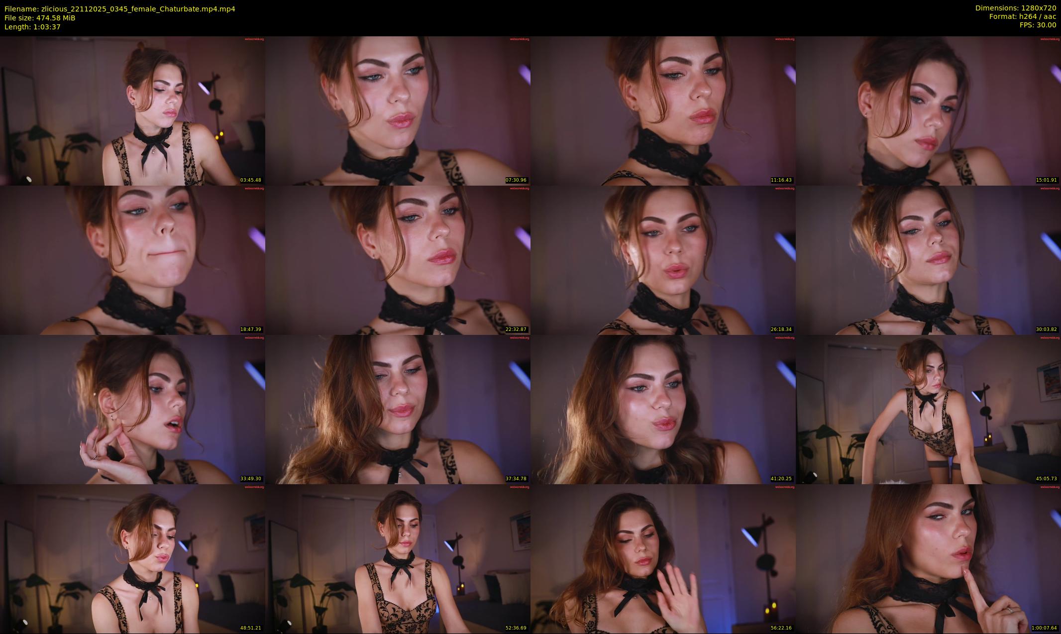 zlicious — 64 minute Chaturbate female cam show recording, 720p, Nov 22, 2025