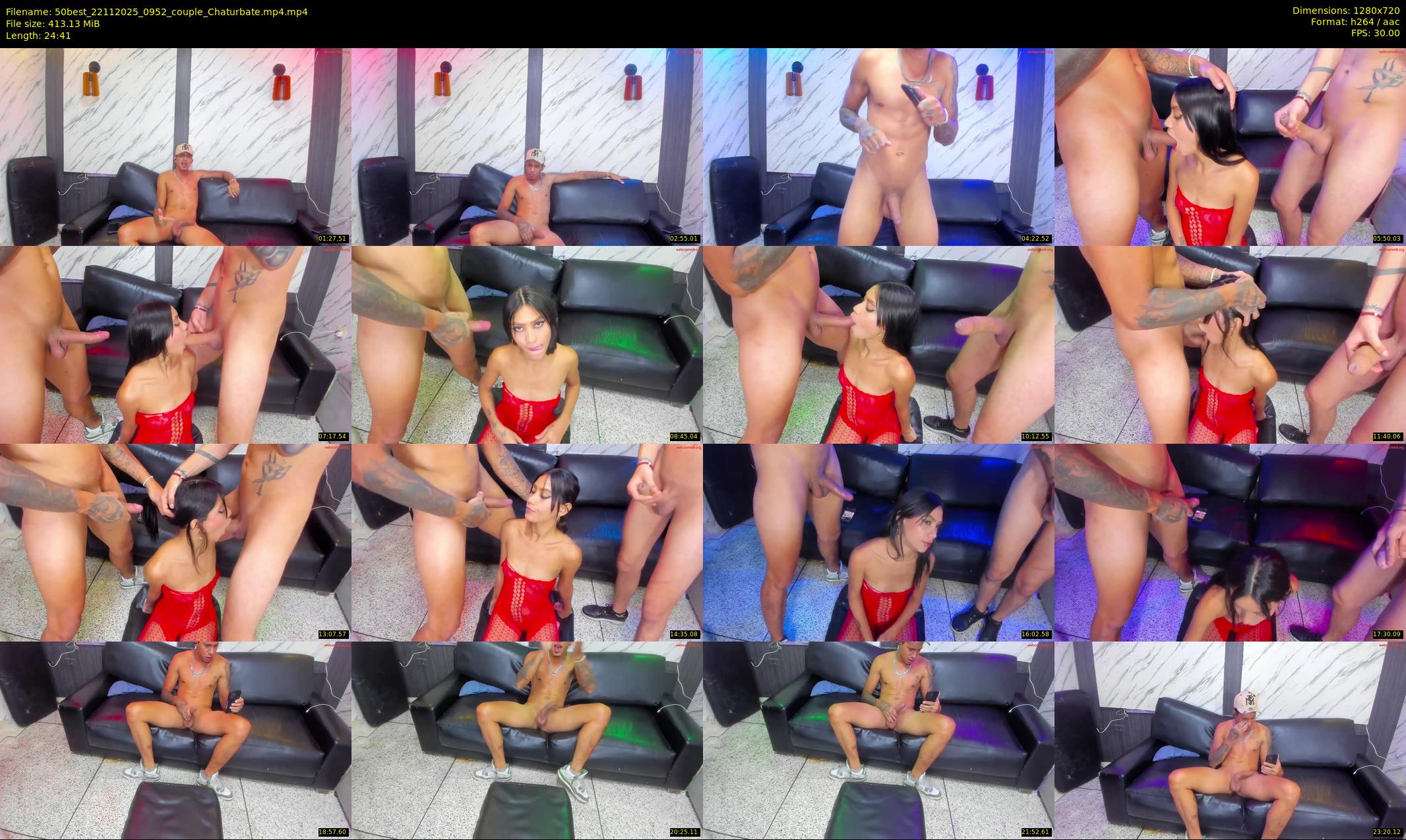 50best — 25 minute Chaturbate couple cam show recording, 720p, Nov 22, 2025