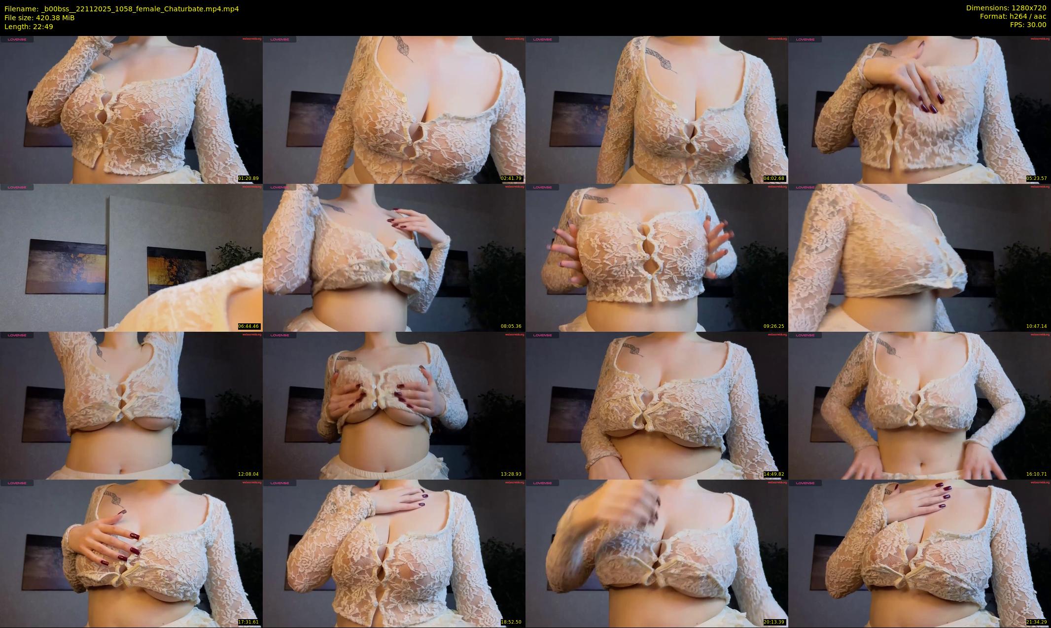_b00bss_ — 23 minute Chaturbate female cam show recording, 720p, Nov 22, 2025