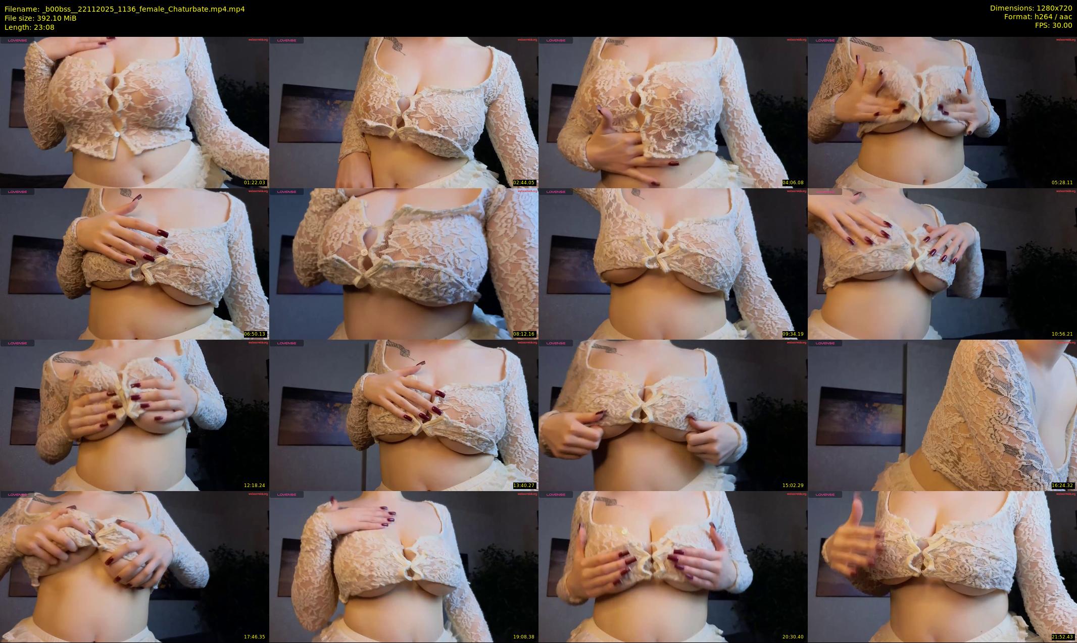 _b00bss_ — 24 minute Chaturbate female cam show recording, 720p, Nov 22, 2025