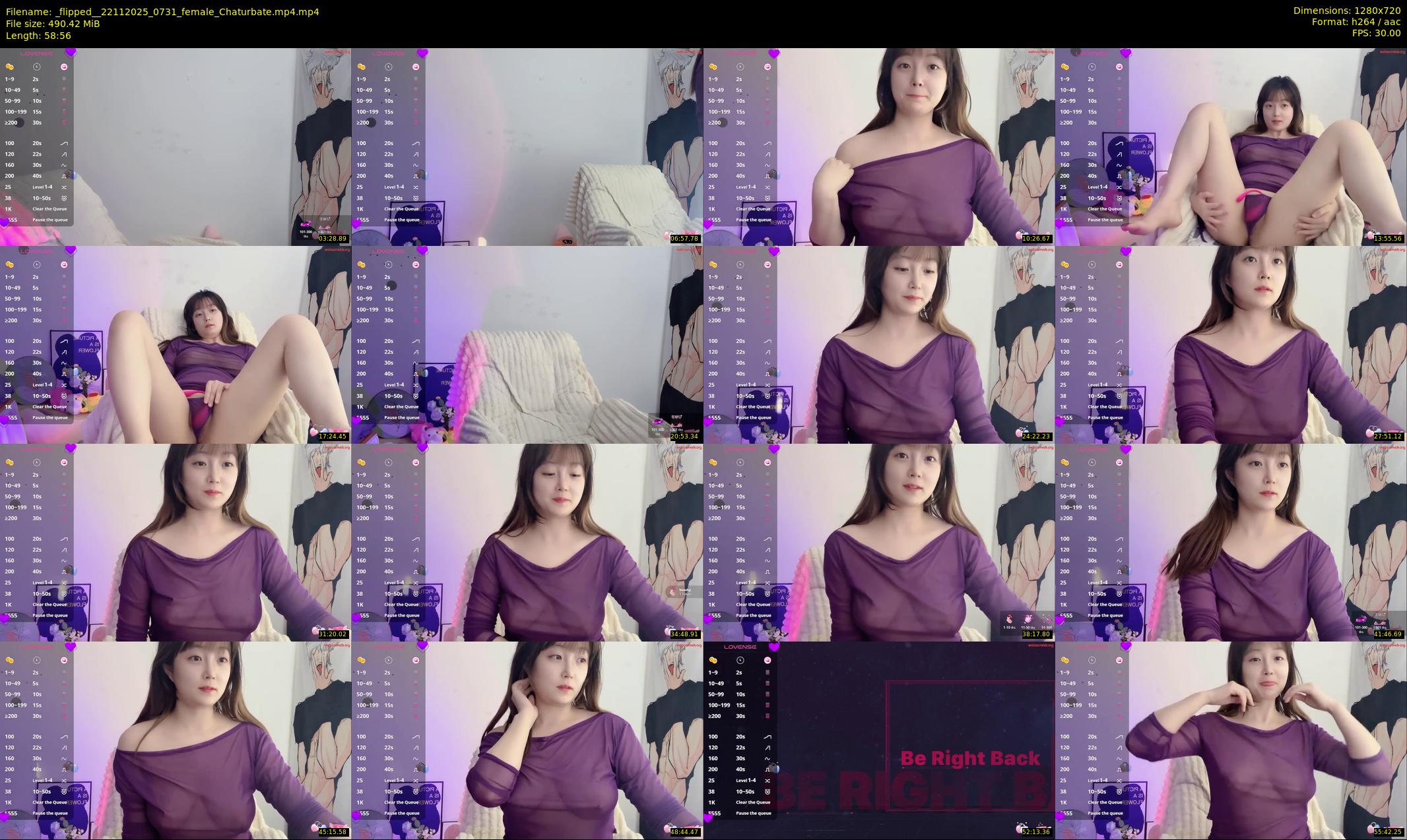 _flipped_ — 59 minute Chaturbate female cam show recording, 720p, Nov 22, 2025