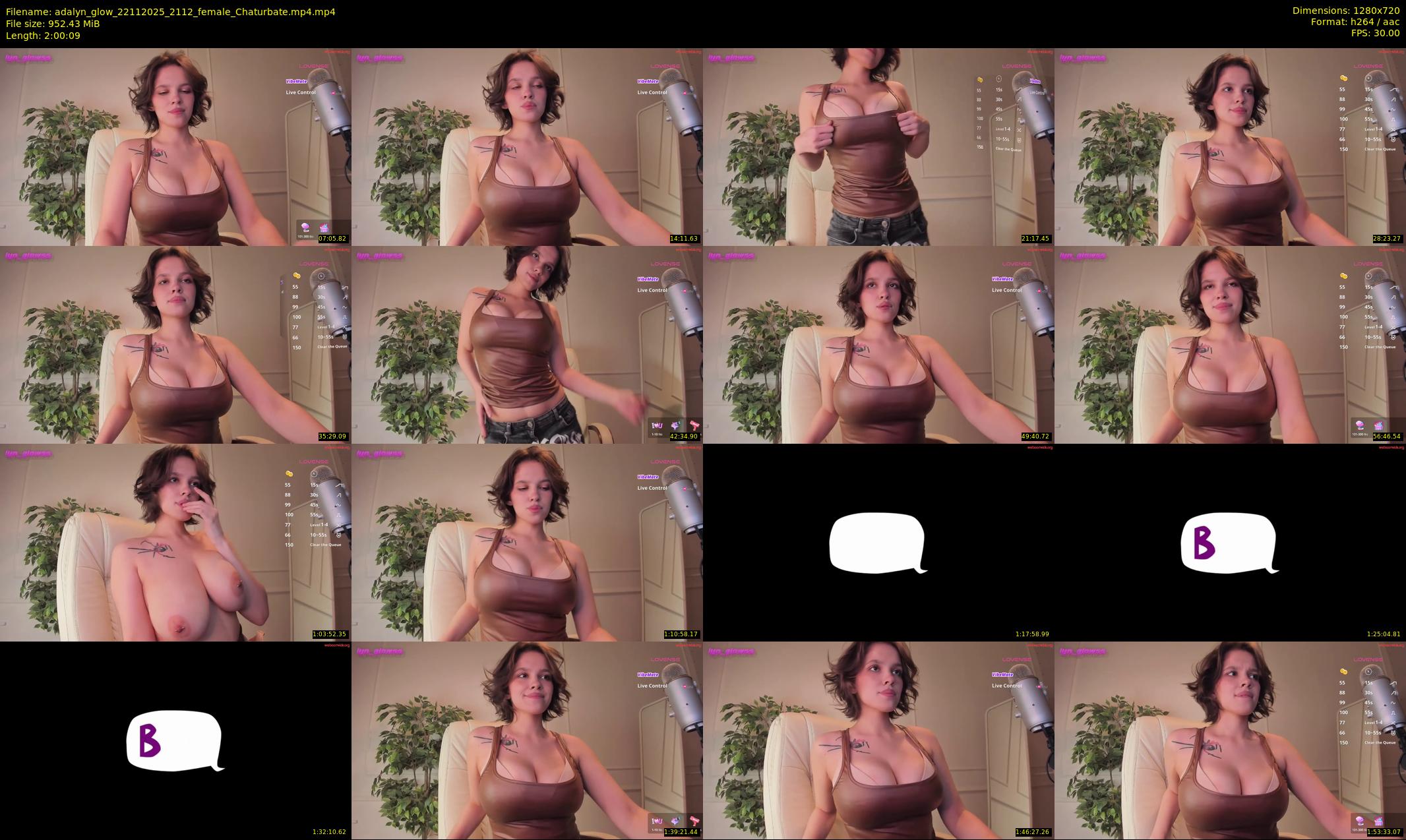 adalyn_glow — 121 minute Chaturbate female cam show recording, 720p, Nov 22, 2025