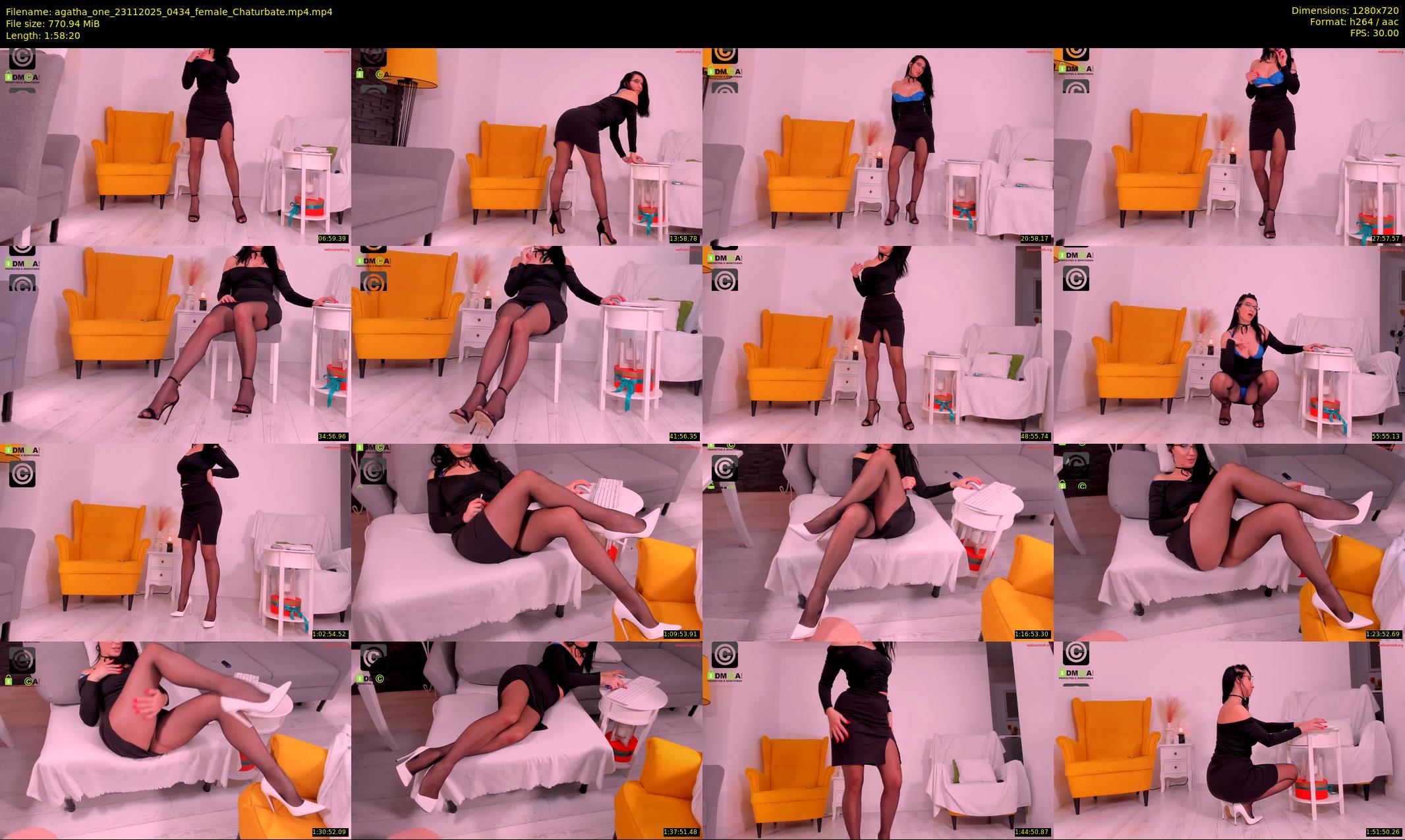 agatha_one — 119 minute Chaturbate female cam show recording, 720p, Nov 23, 2025
