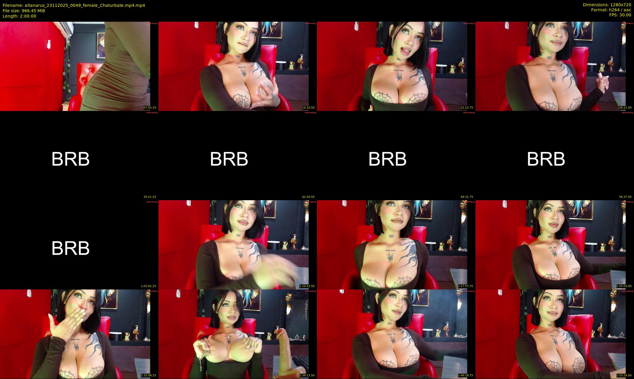 aitanarus — 120 minute Chaturbate female cam show recording, 720p, Nov 23, 2025