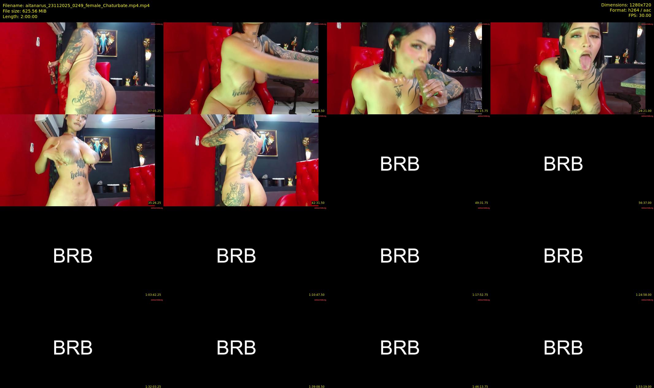 aitanarus — 120 minute Chaturbate female cam show recording, 720p, Nov 23, 2025