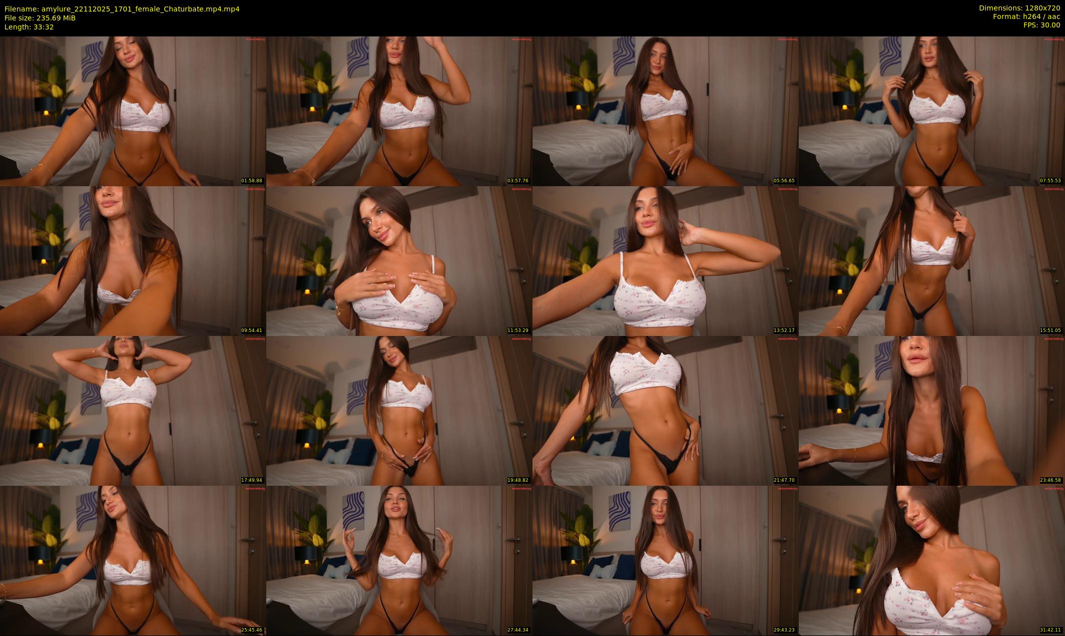 amylure — 34 minute Chaturbate female cam show recording, 720p, Nov 22, 2025