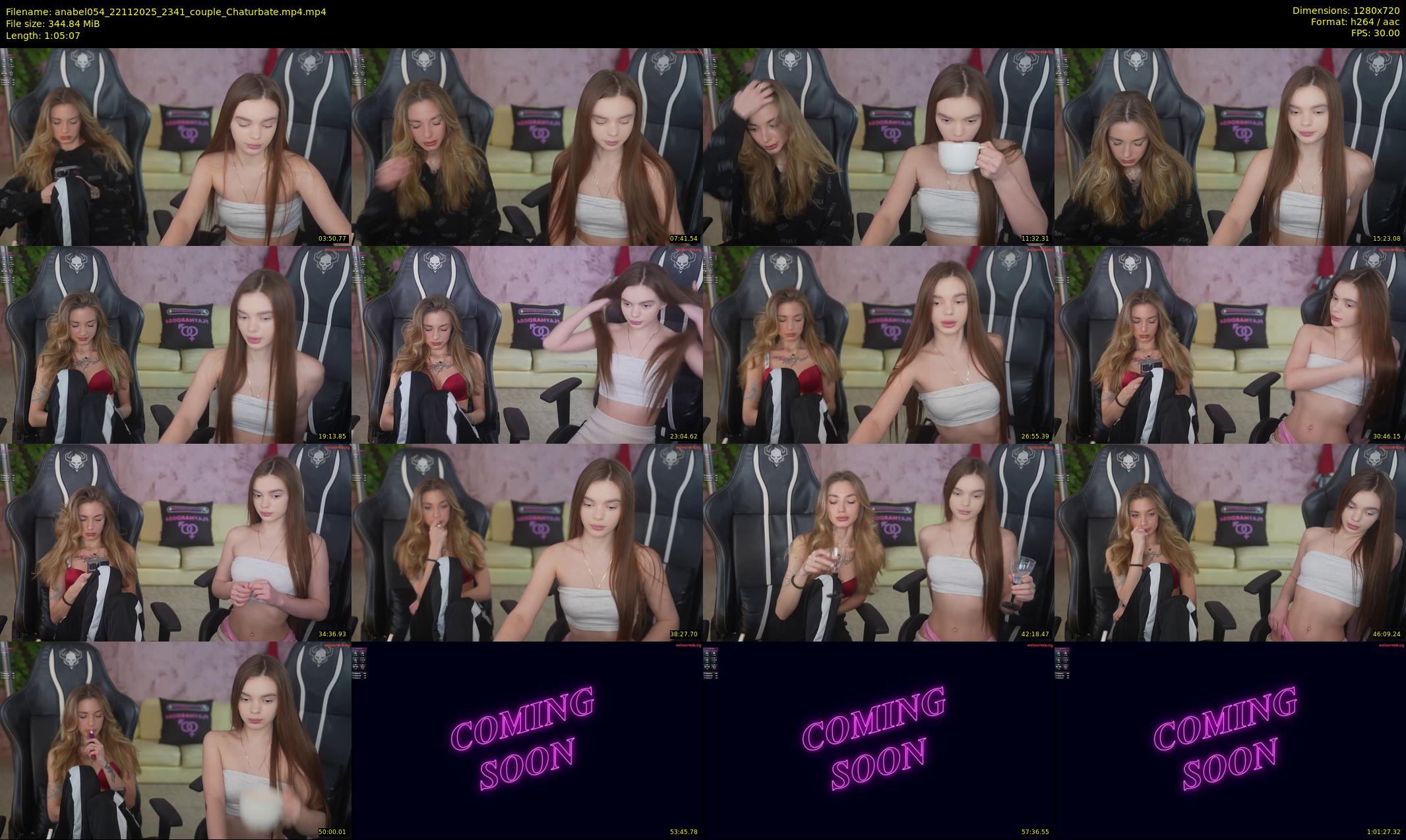 anabel054 — 66 minute Chaturbate female cam show recording, 720p, Nov 22, 2025