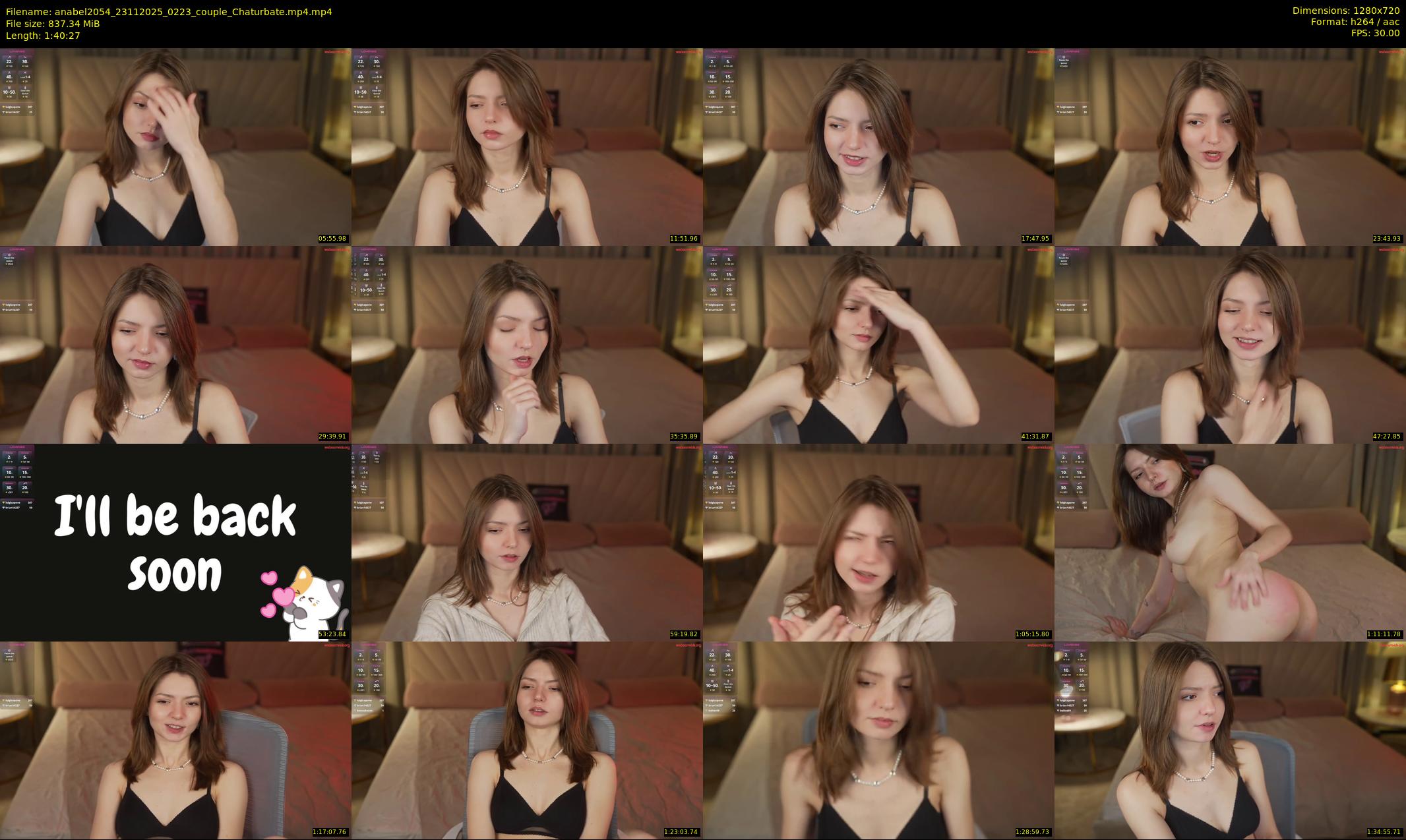 anabel2054 — 101 minute Chaturbate female cam show recording, 720p, Nov 23, 2025